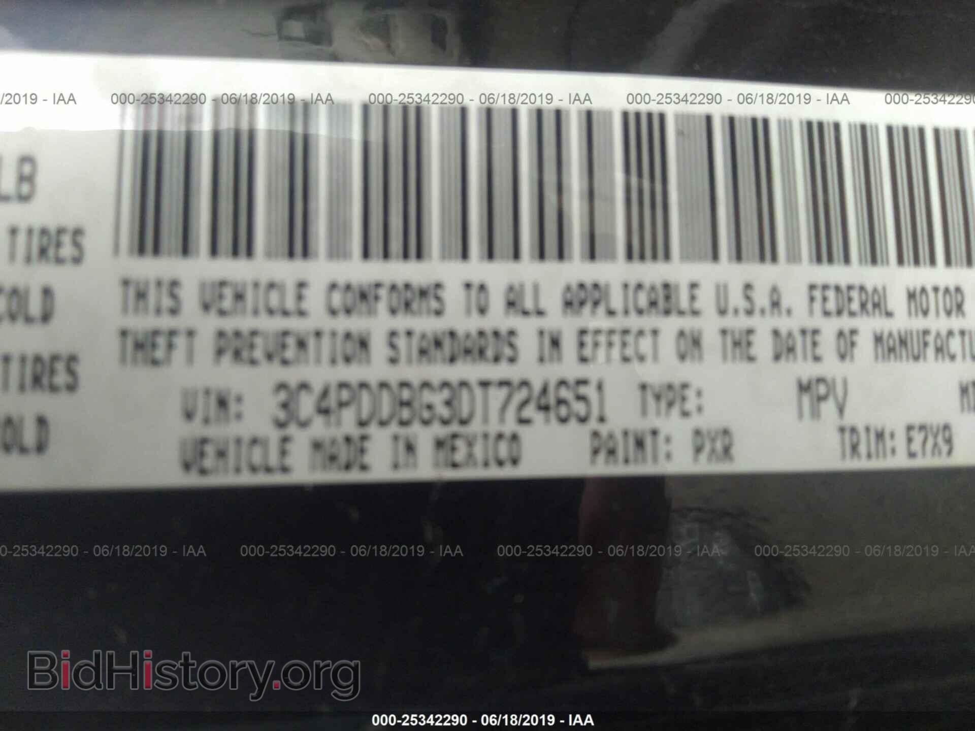2013 DODGE JOURNEY - VIN: 3C4PDDBG3DT724651 - Photo 9