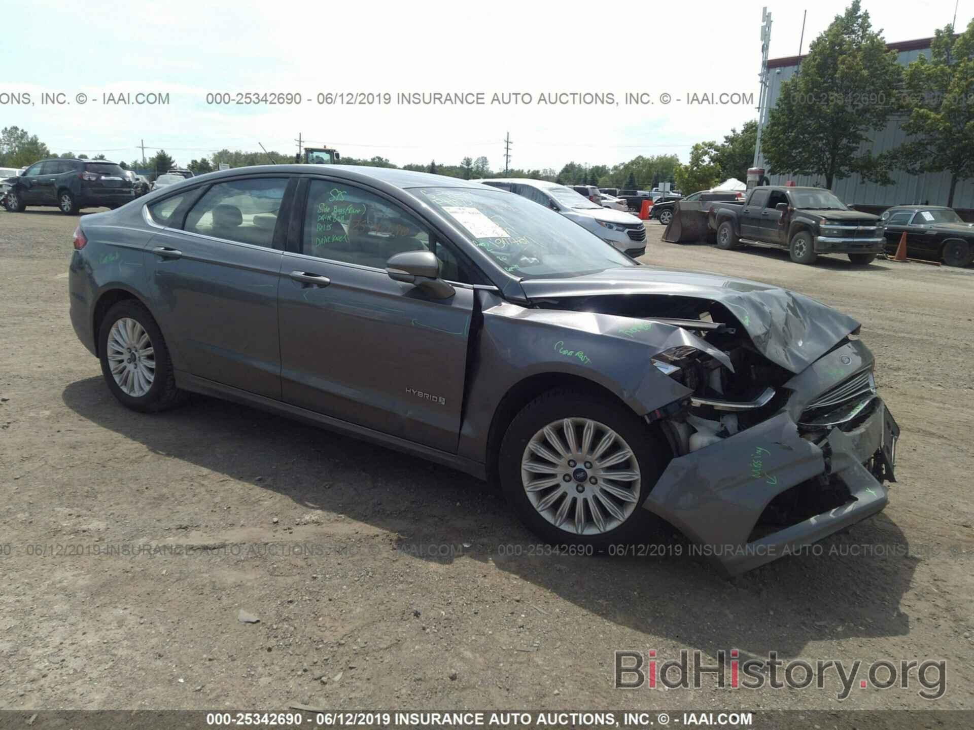 Photo 3FA6P0LU3ER165557 - FORD FUSION 2014