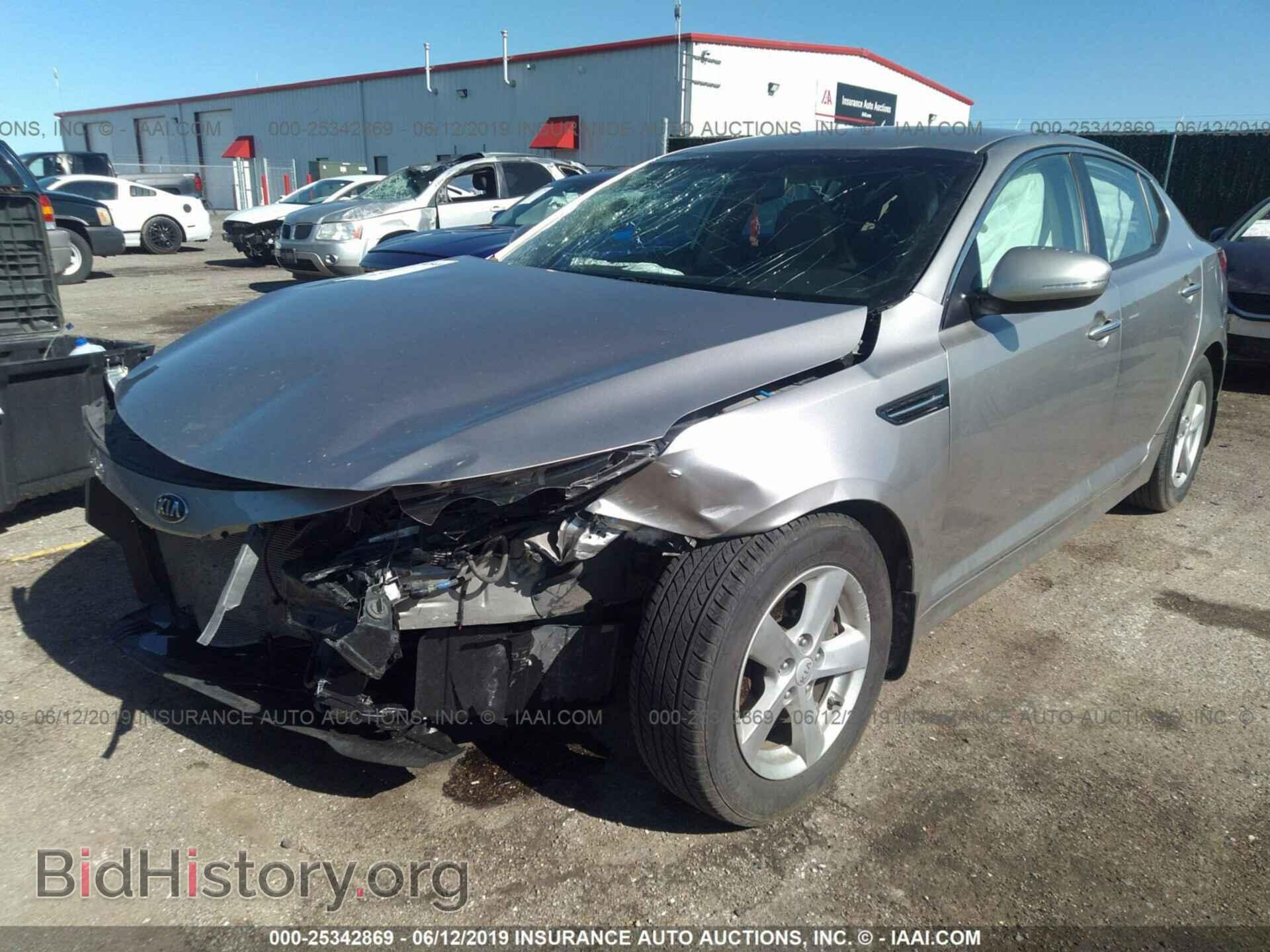 2014 KIA OPTIMA - VIN: KNAGM4A73E5452845 - Фото 2