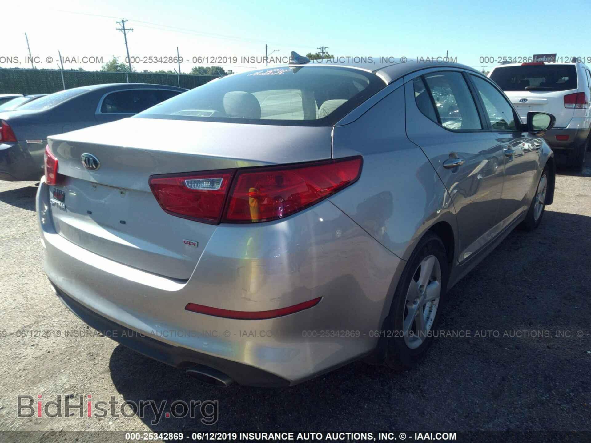 2014 KIA OPTIMA - VIN: KNAGM4A73E5452845 - Фото 4