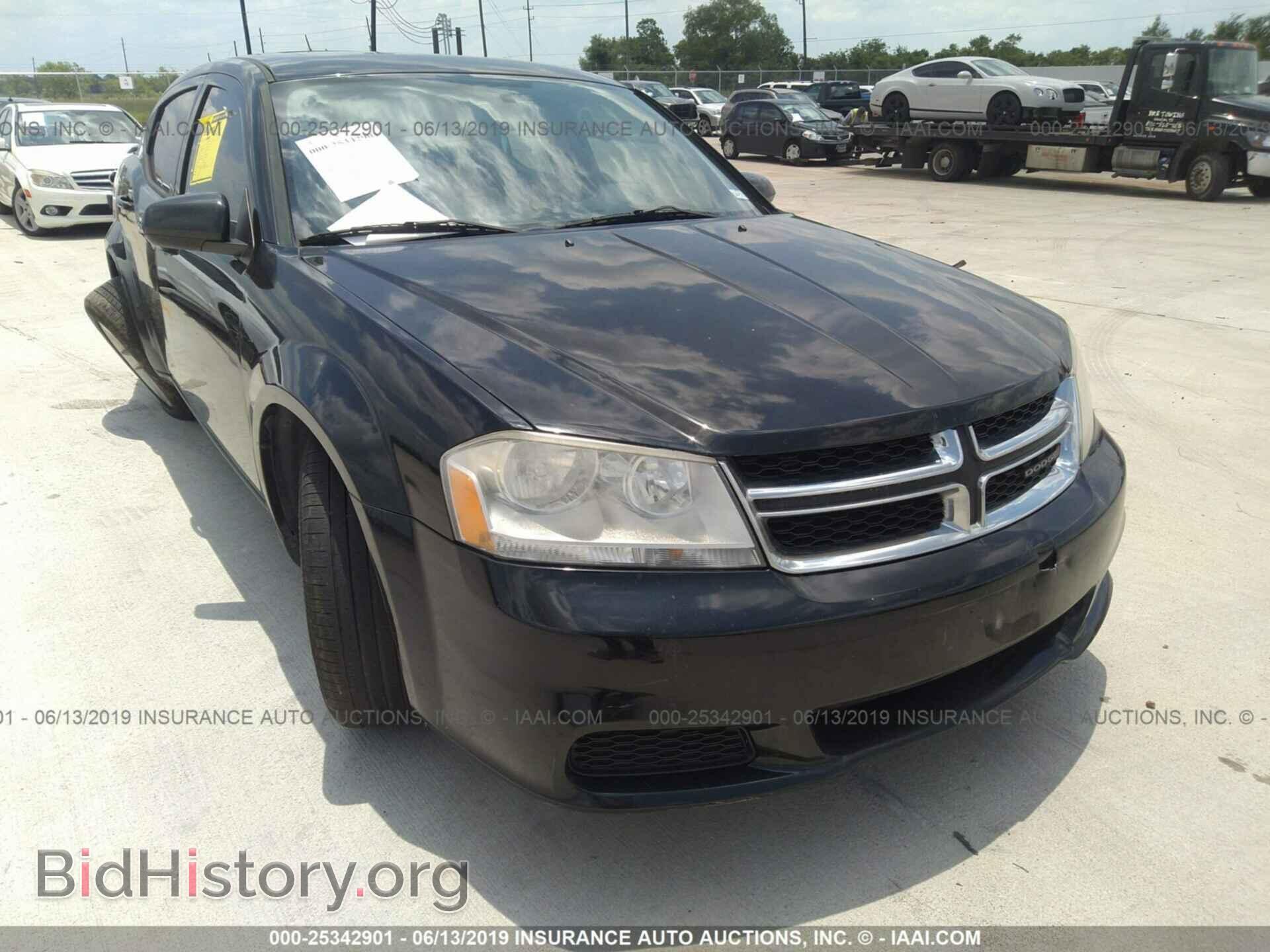 Photo 1C3CDZCB4CN253417 - DODGE AVENGER 2012