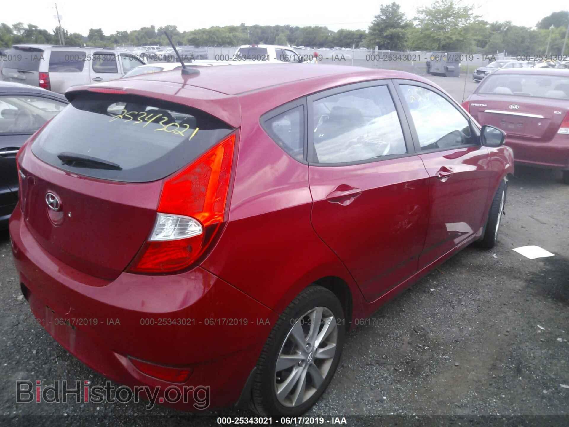 2013 HYUNDAI ACCENT - VIN: KMHCU5AE9DU104487 - Фото 4