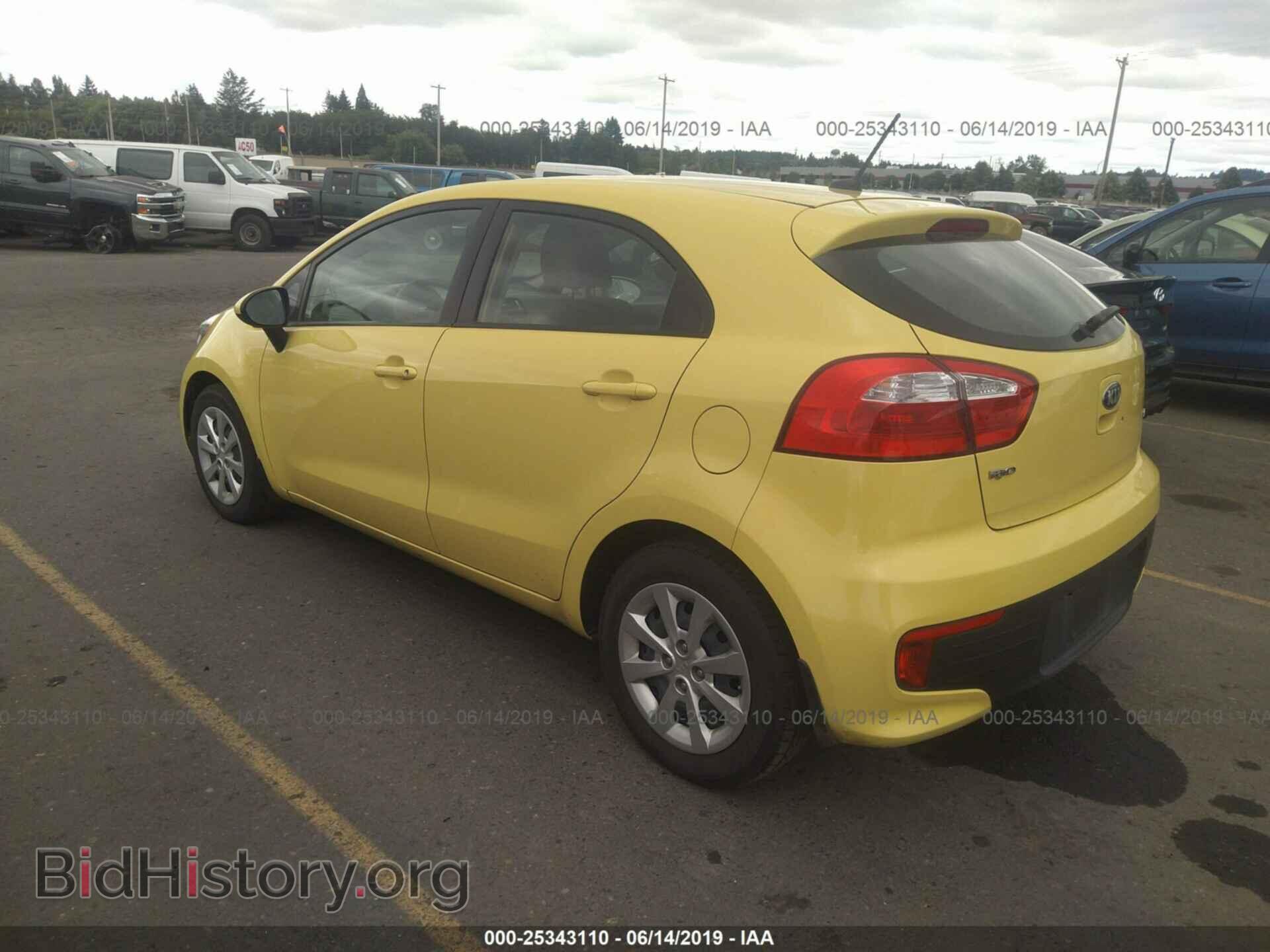 2016 KIA RIO - VIN: KNADM5A3XG6583743 - Фото 3