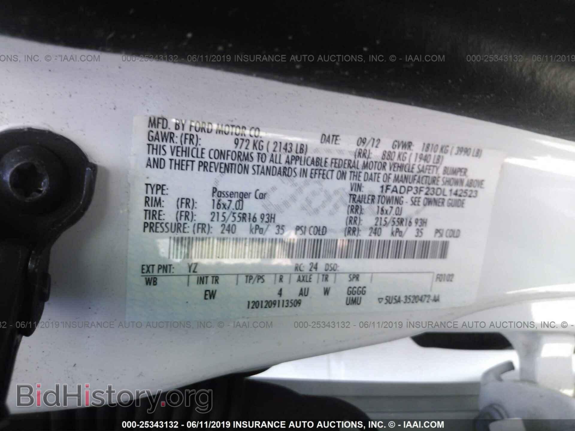 2013 FORD FOCUS - VIN: 1FADP3F23DL142523 - Photo 9