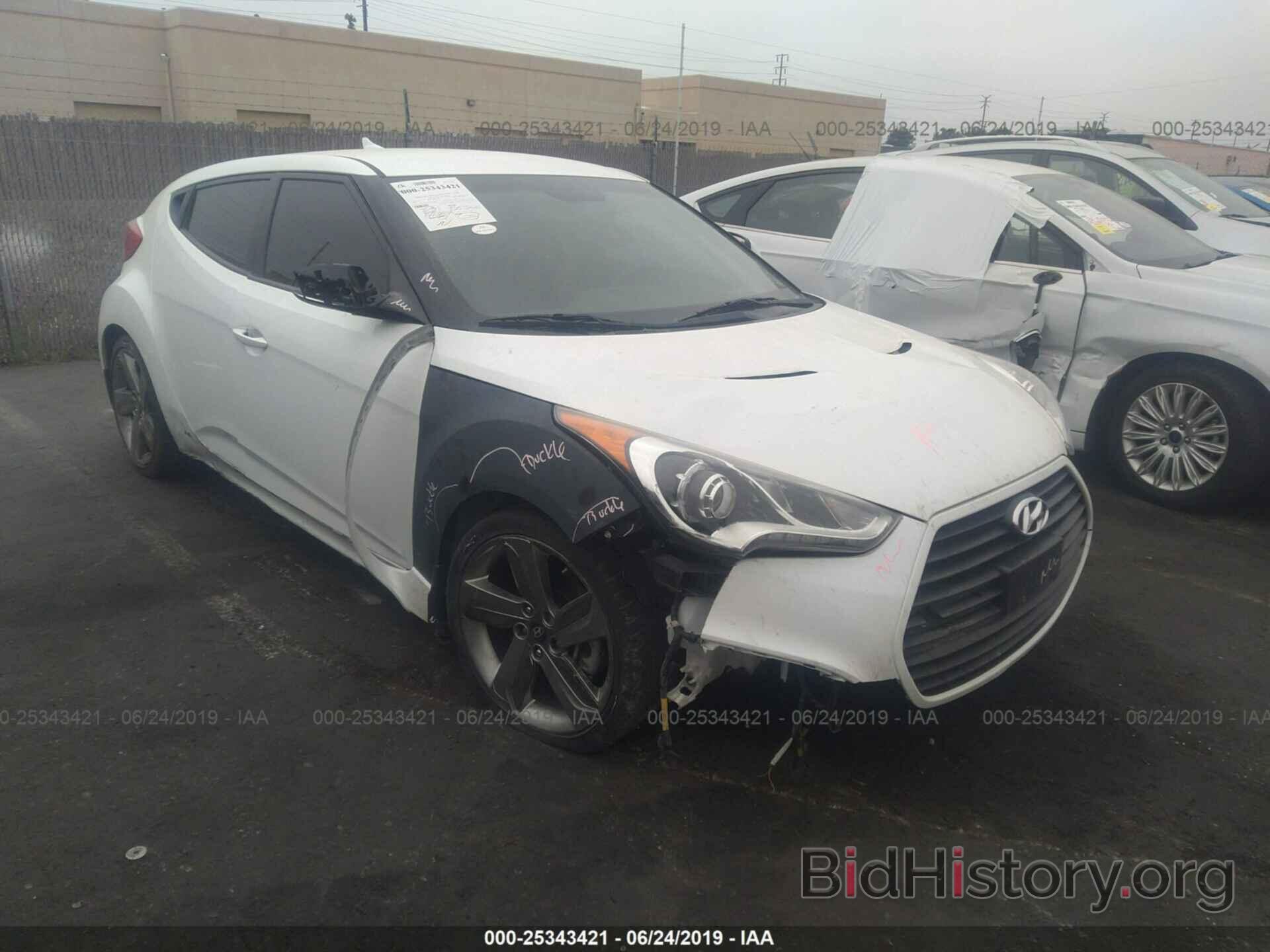 Photo KMHTC6AE5FU244077 - HYUNDAI VELOSTER 2015