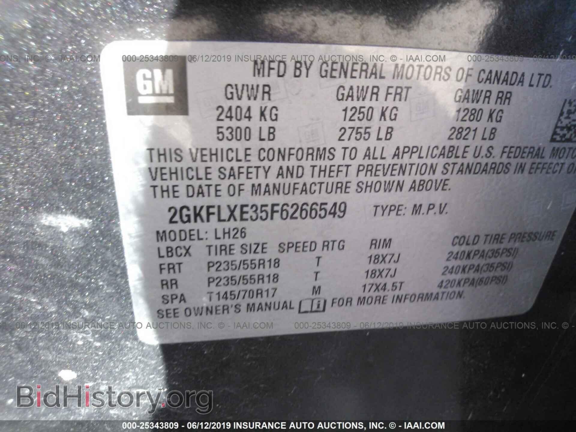 2015 GMC TERRAIN - VIN: 2GKFLXE35F6266549 - Photo 9