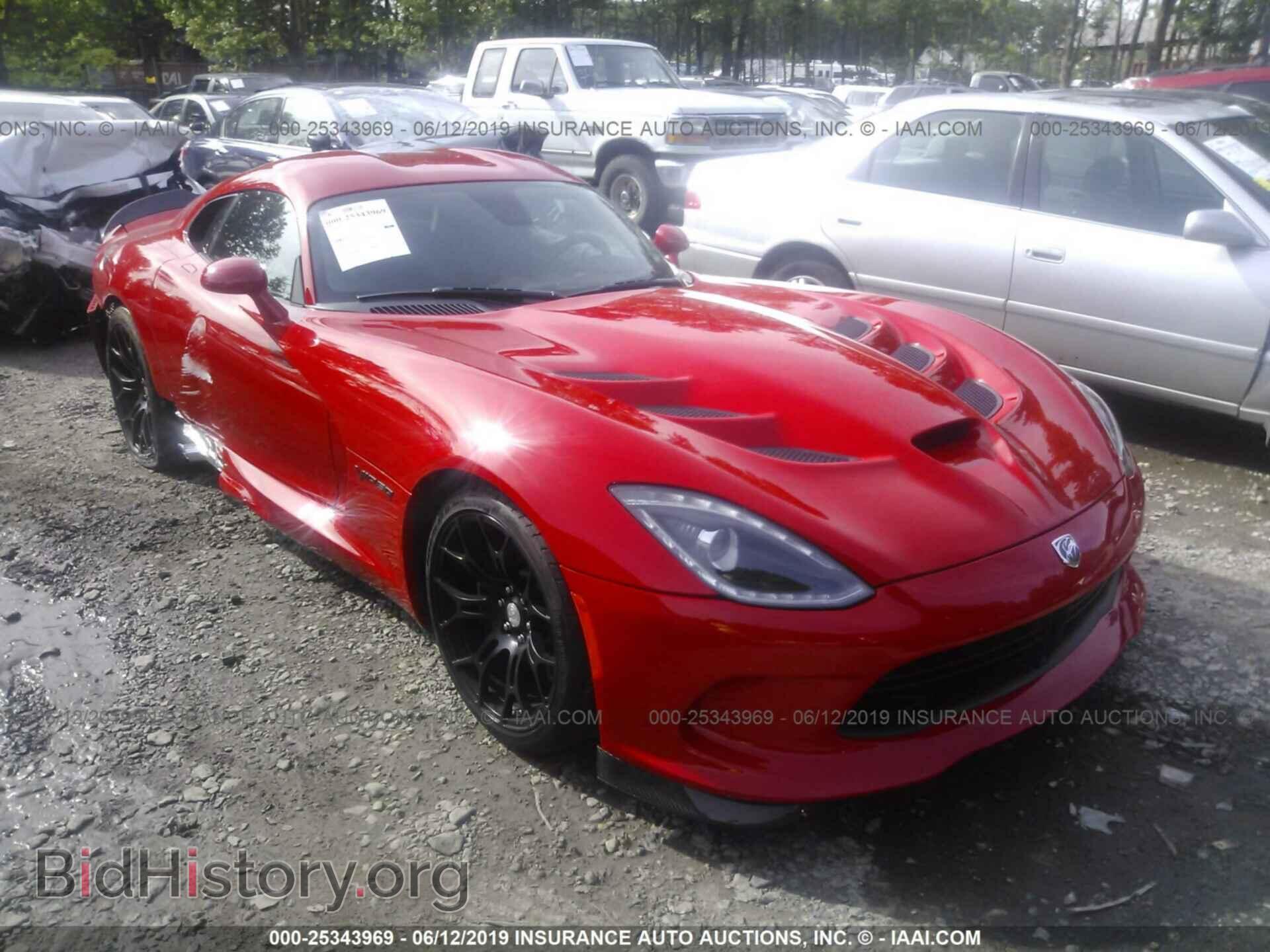 Photo 1C3ADEAZXFV510424 - DODGE VIPER 2015