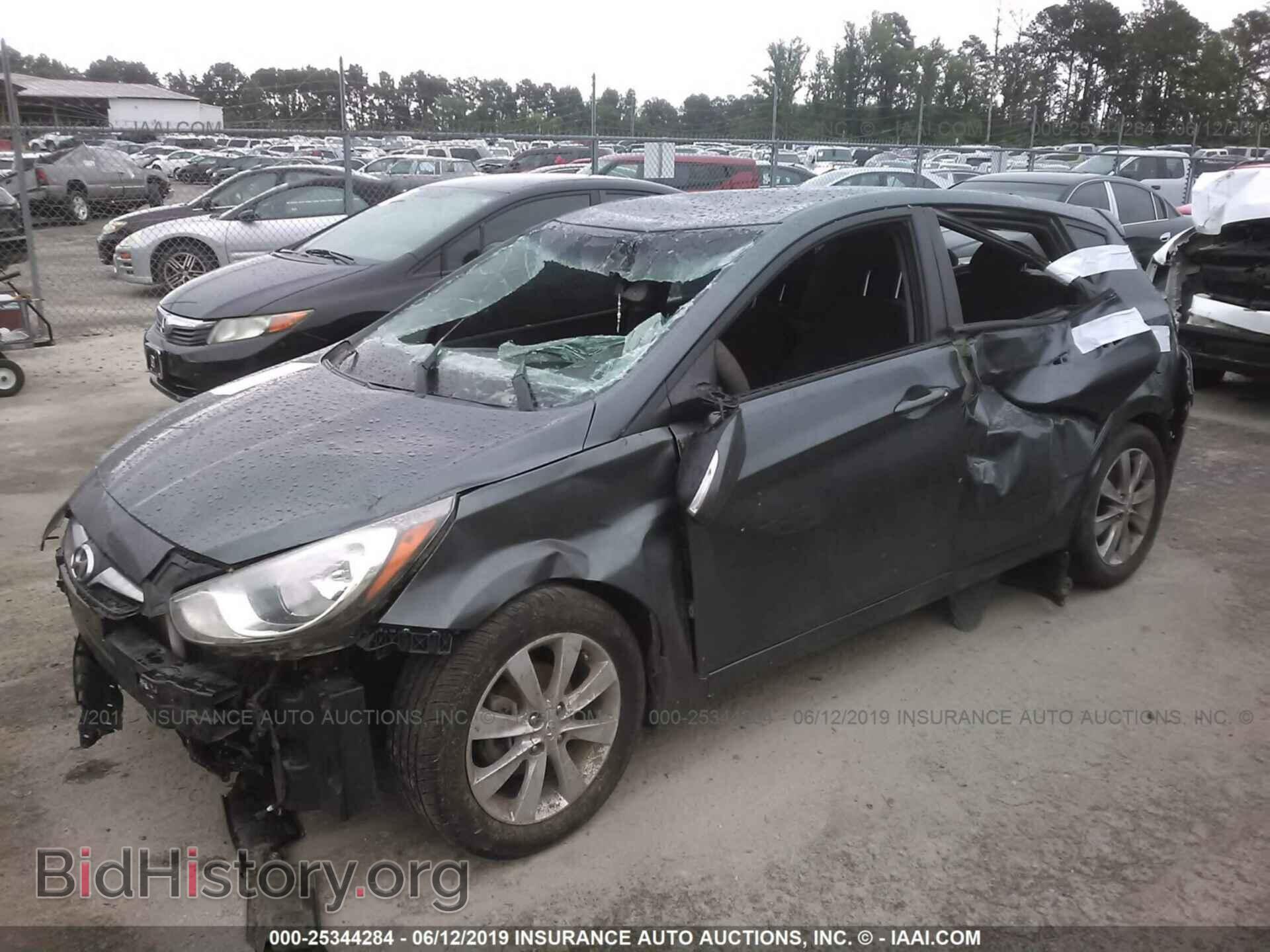 2013 HYUNDAI ACCENT - VIN: KMHCU5AE7DU097393 - Фото 2
