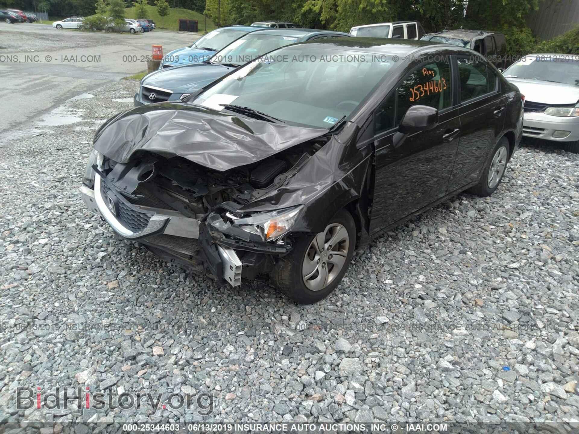2013 HONDA CIVIC - VIN: 2HGFB2F57DH577825 - Фото 2