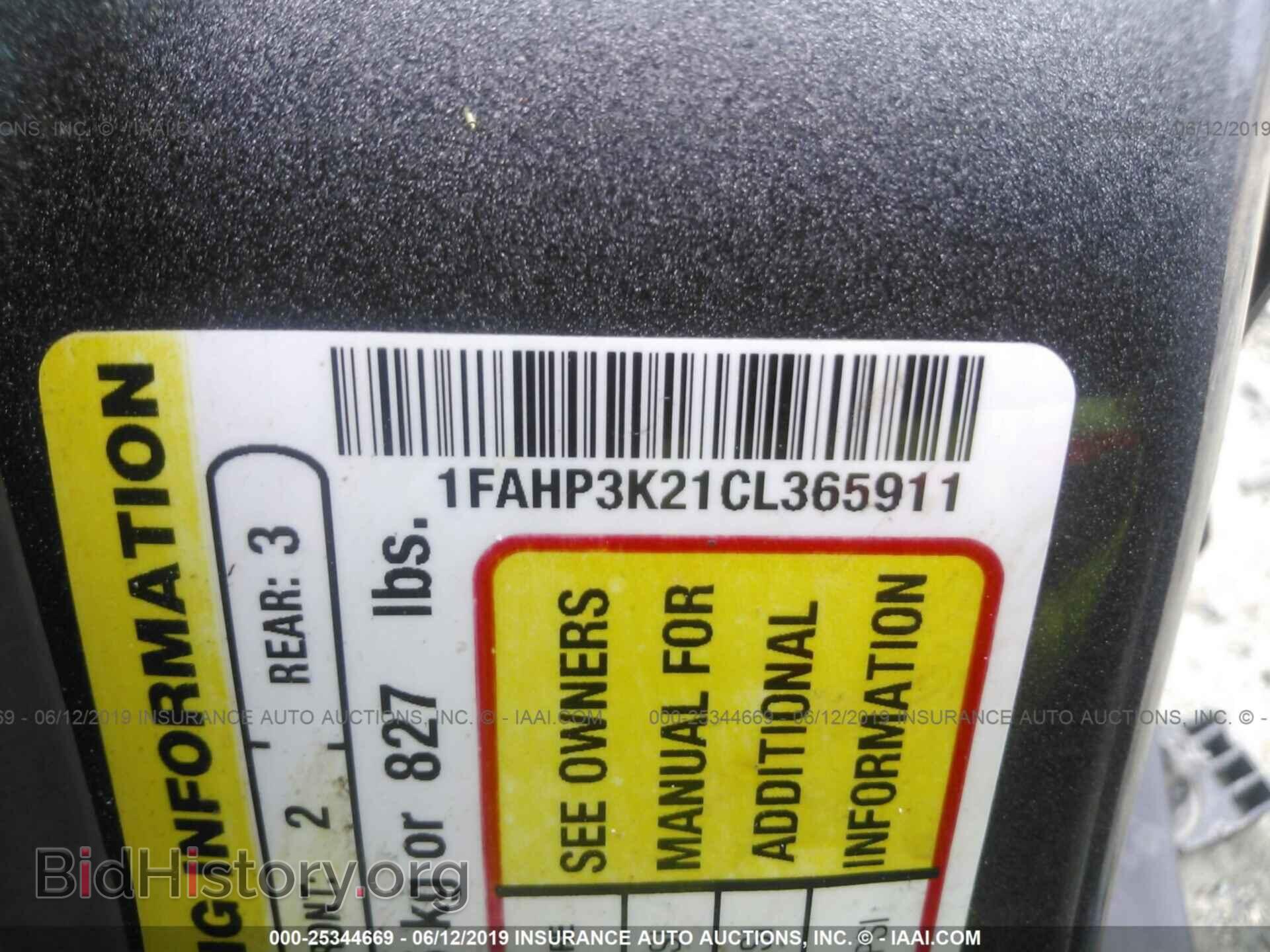 2012 FORD FOCUS - VIN: 1FAHP3K21CL365911 - Photo 9