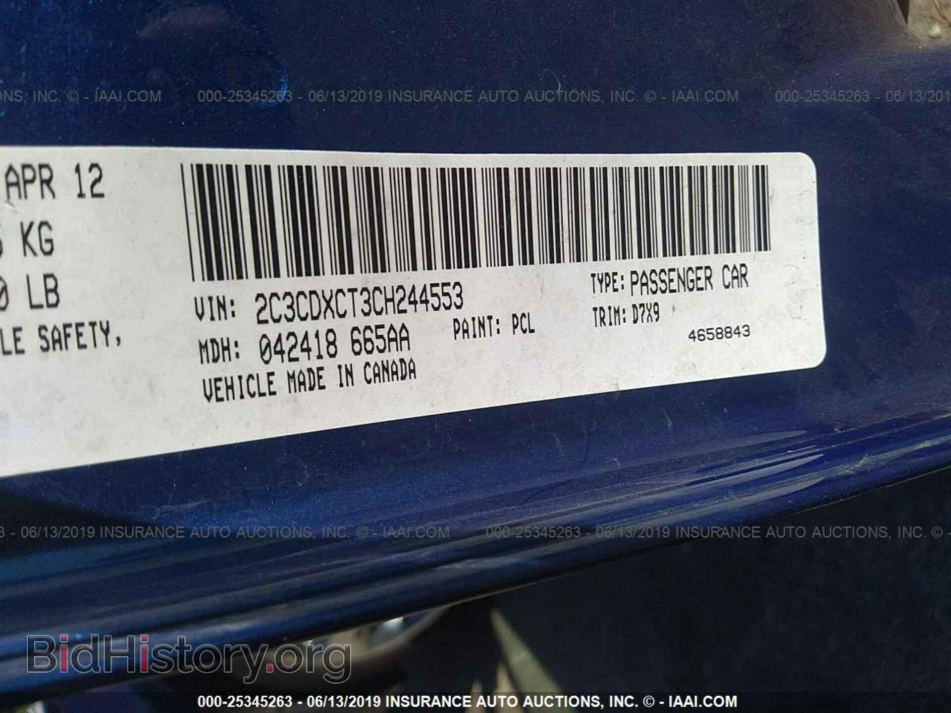2012 DODGE CHARGER - VIN: 2C3CDXCT3CH244553 - Photo 9