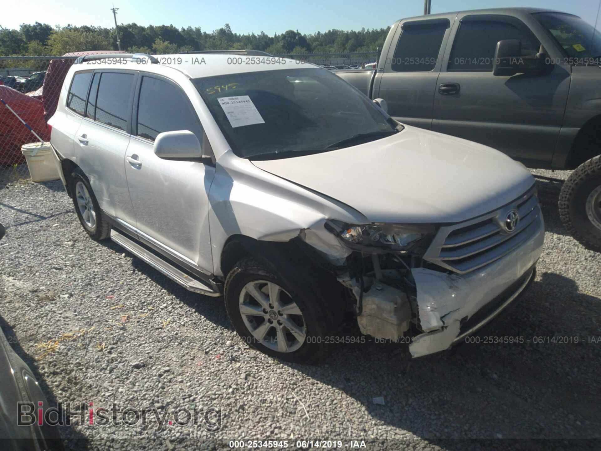 Photo 5TDZA3EH5CS021724 - TOYOTA HIGHLANDER 2012