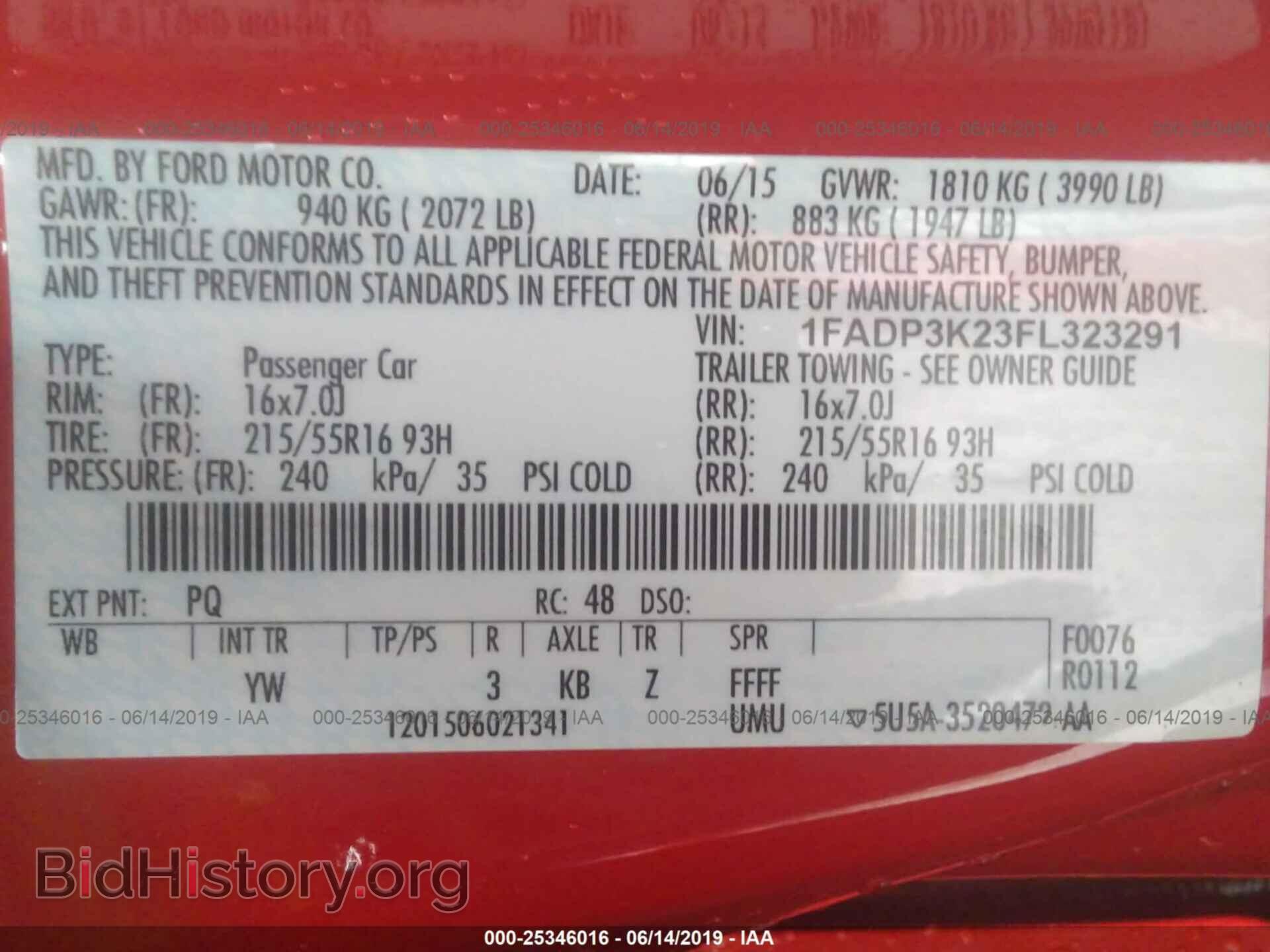 2015 FORD FOCUS - VIN: 1FADP3K23FL323291 - Photo 9