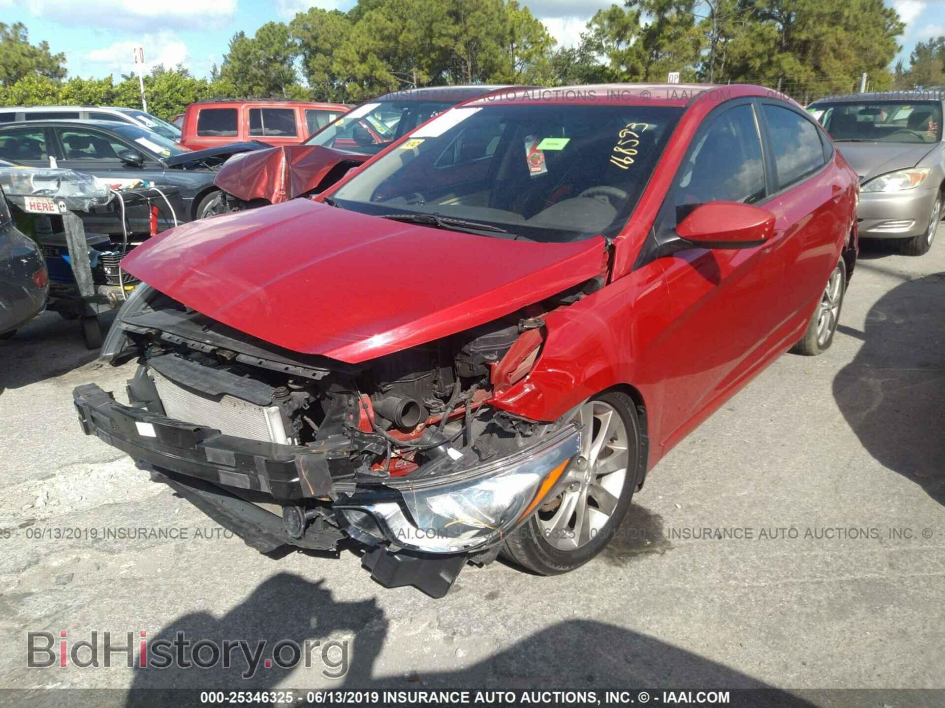 2012 HYUNDAI ACCENT - VIN: KMHCU4AE8CU168593 - Фото 2