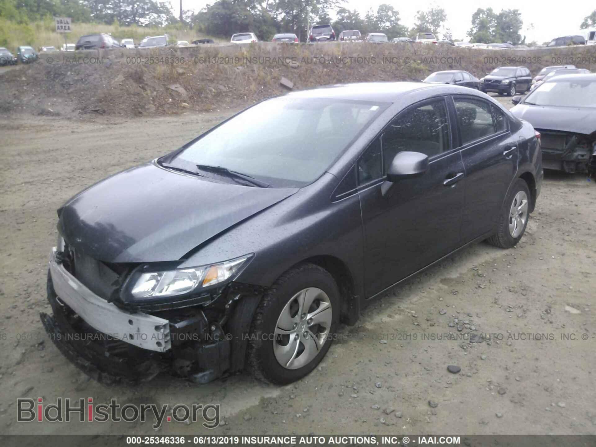 2013 HONDA CIVIC - VIN: 2HGFB2F50DH544410 - Фото 2