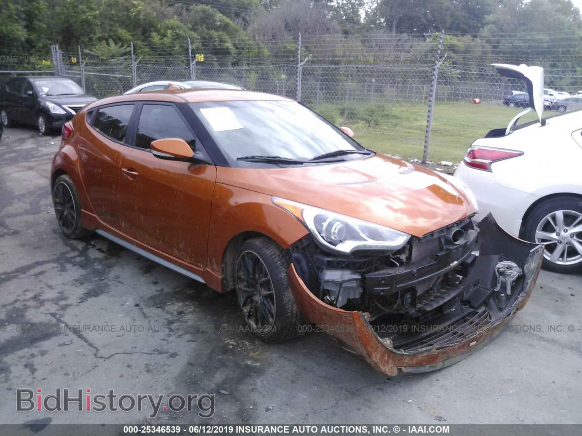 Photo KMHTC6AEXDU170068 - HYUNDAI VELOSTER 2013