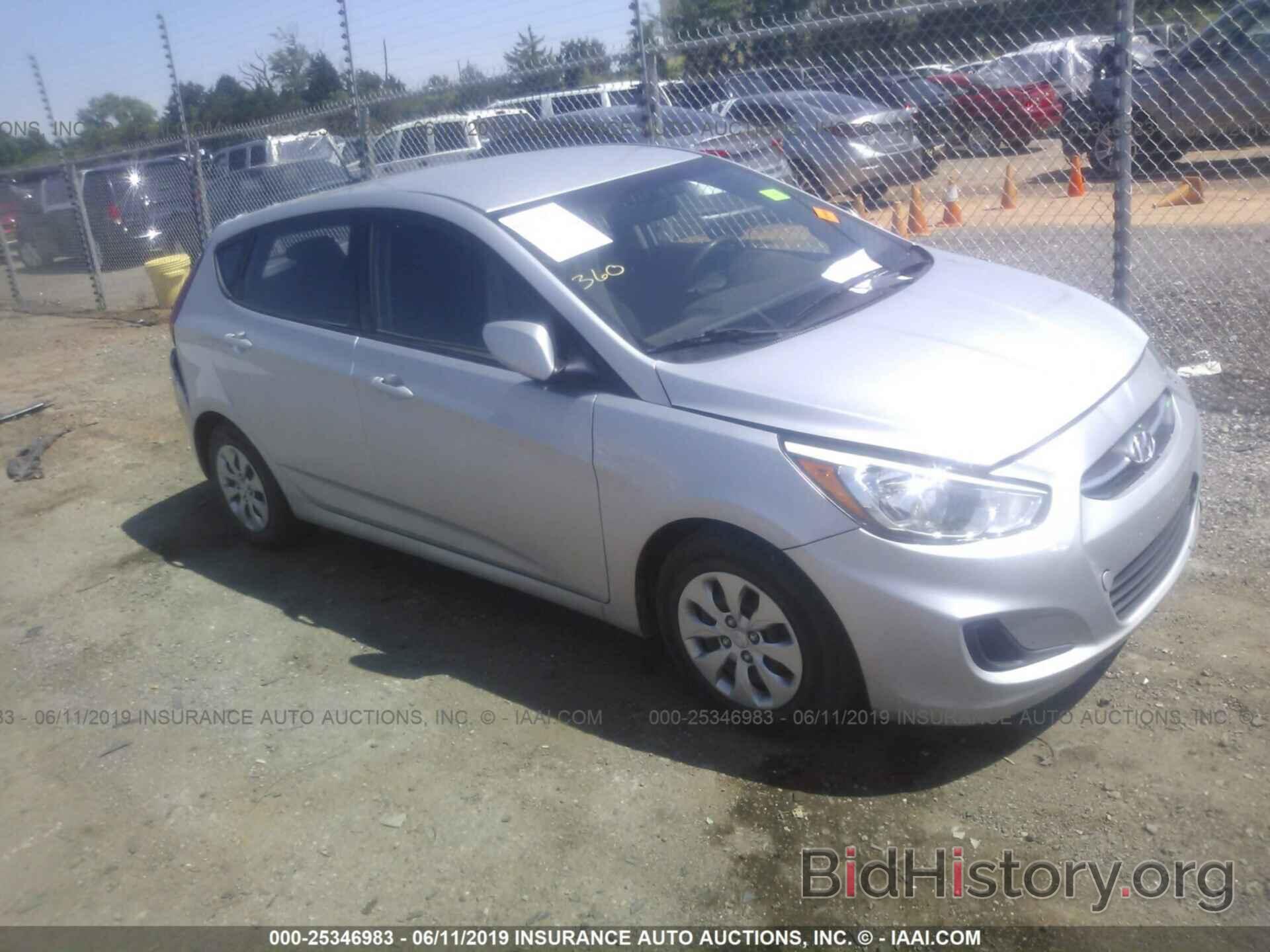 Photo KMHCT5AE0GU290332 - HYUNDAI ACCENT 2016