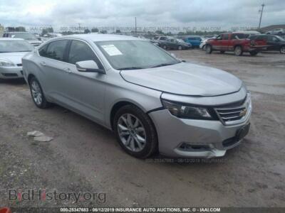 2018 Chevrolet IMPALA LT, серебристый — VIN 2G1105S35J9134964, IAAI