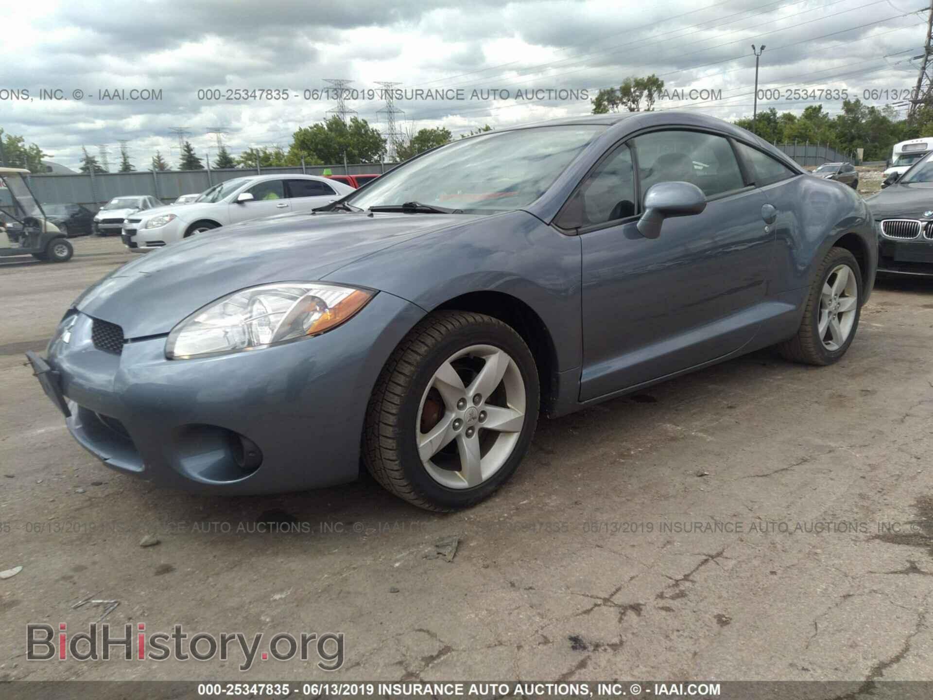 2007 MITSUBISHI ECLIPSE - VIN: 4A3AK24F57E024894 - Фото 2