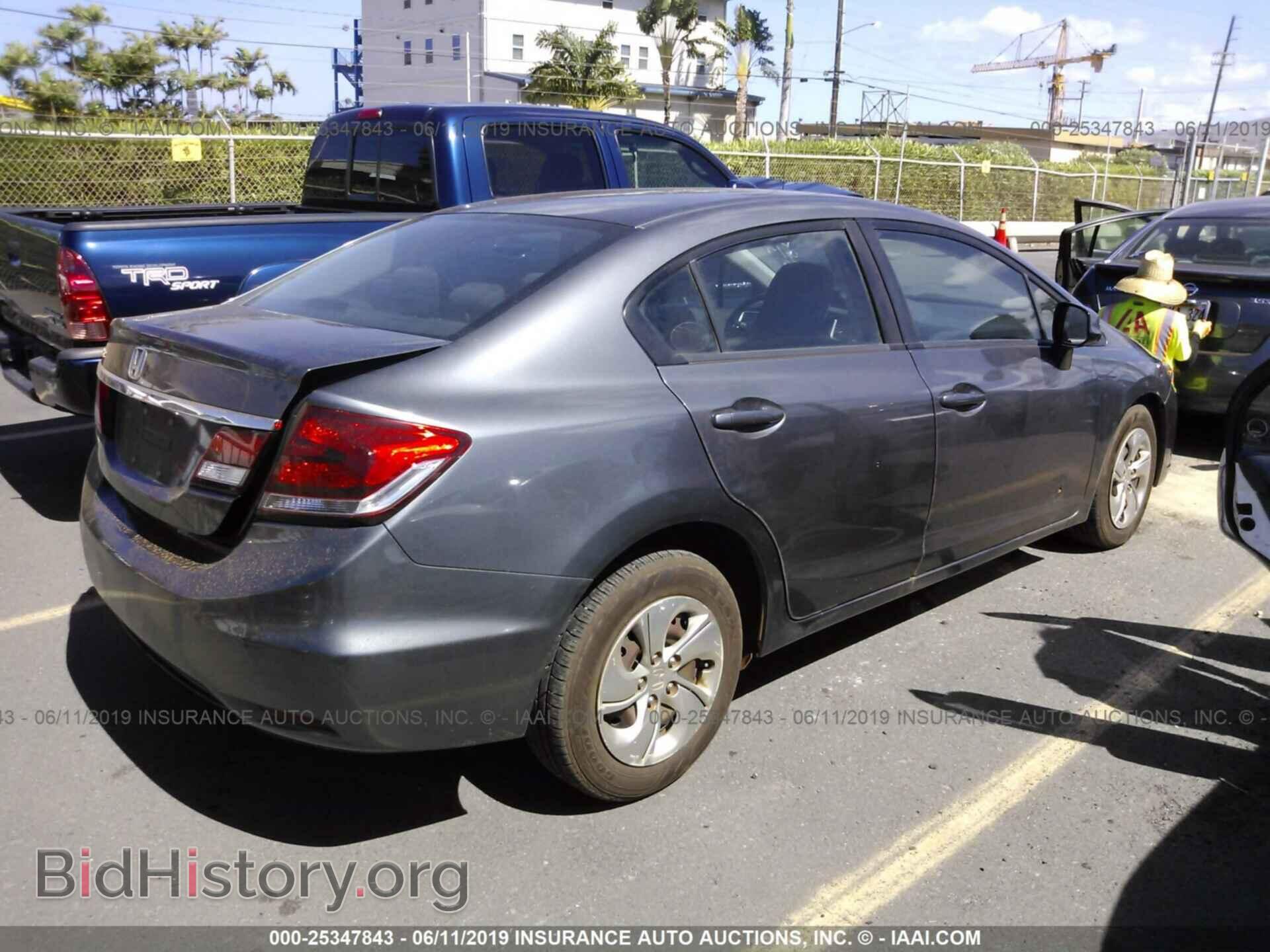 2013 HONDA CIVIC - VIN: 19XFB2F55DE099527 - Фото 4