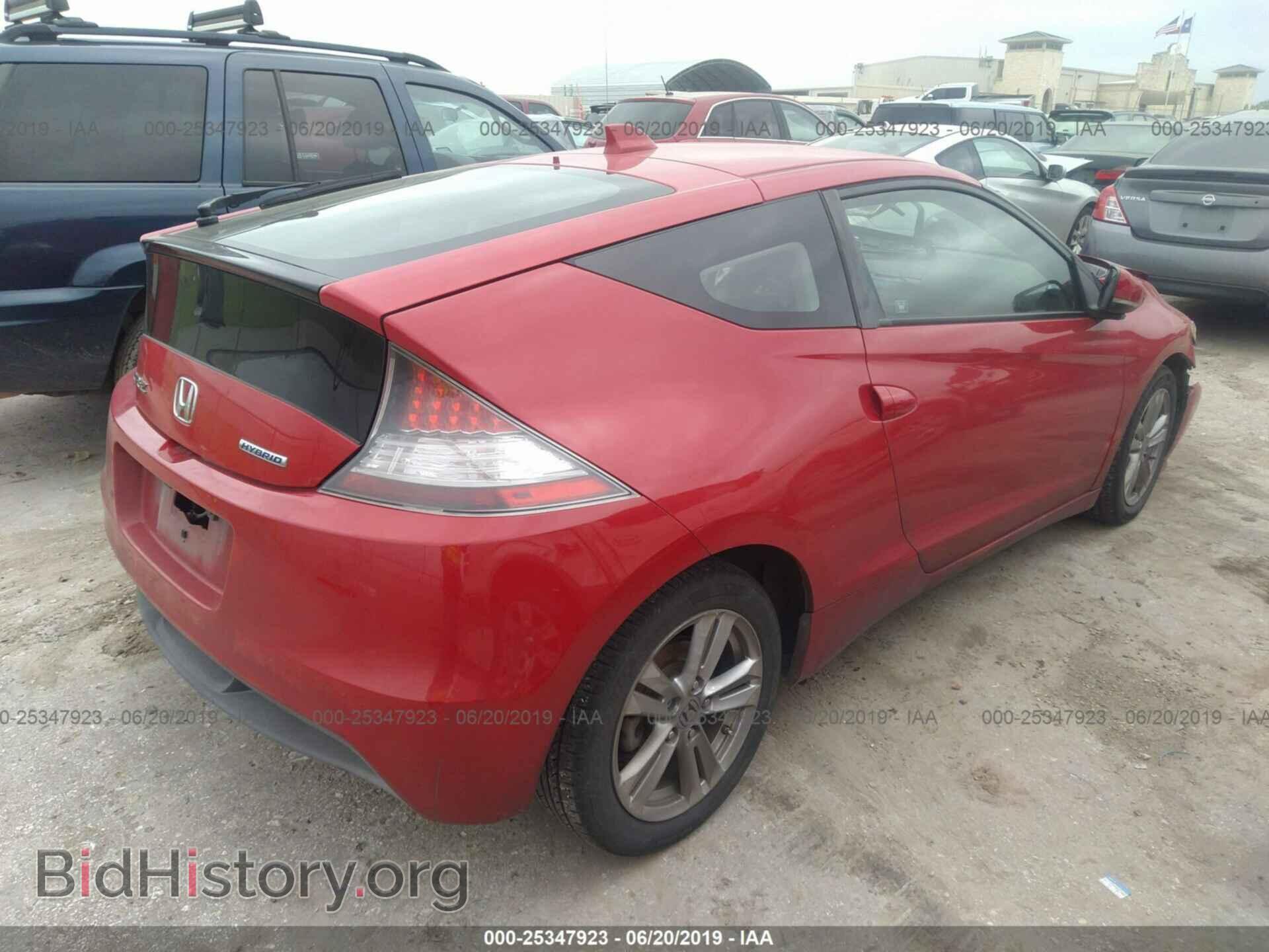 2011 HONDA CR-Z - VIN: JHMZF1D64BS005251 - Фото 4