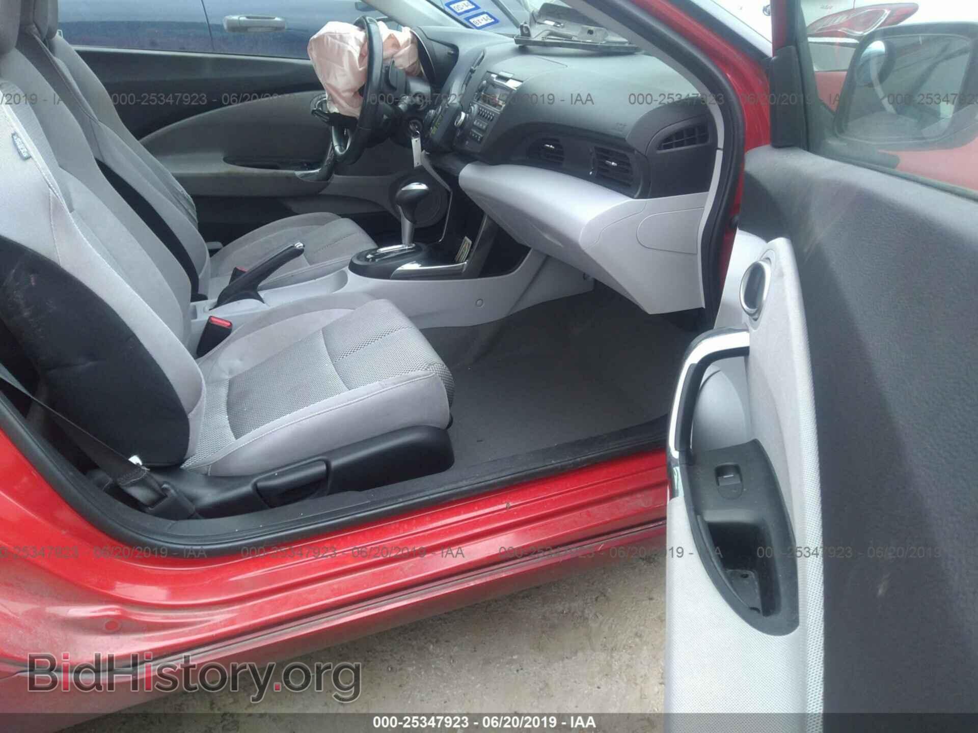 2011 HONDA CR-Z - VIN: JHMZF1D64BS005251 - Фото 5