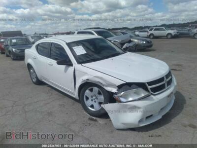 2010 Dodge AVENGER SXT, white — VIN 1B3CC4FD1AN164238, IAAI