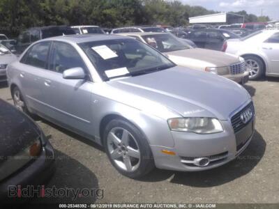 2007 Audi A4 2.0T Quattro, серебристый — VIN WAUDF78E87A170181, IAAI
