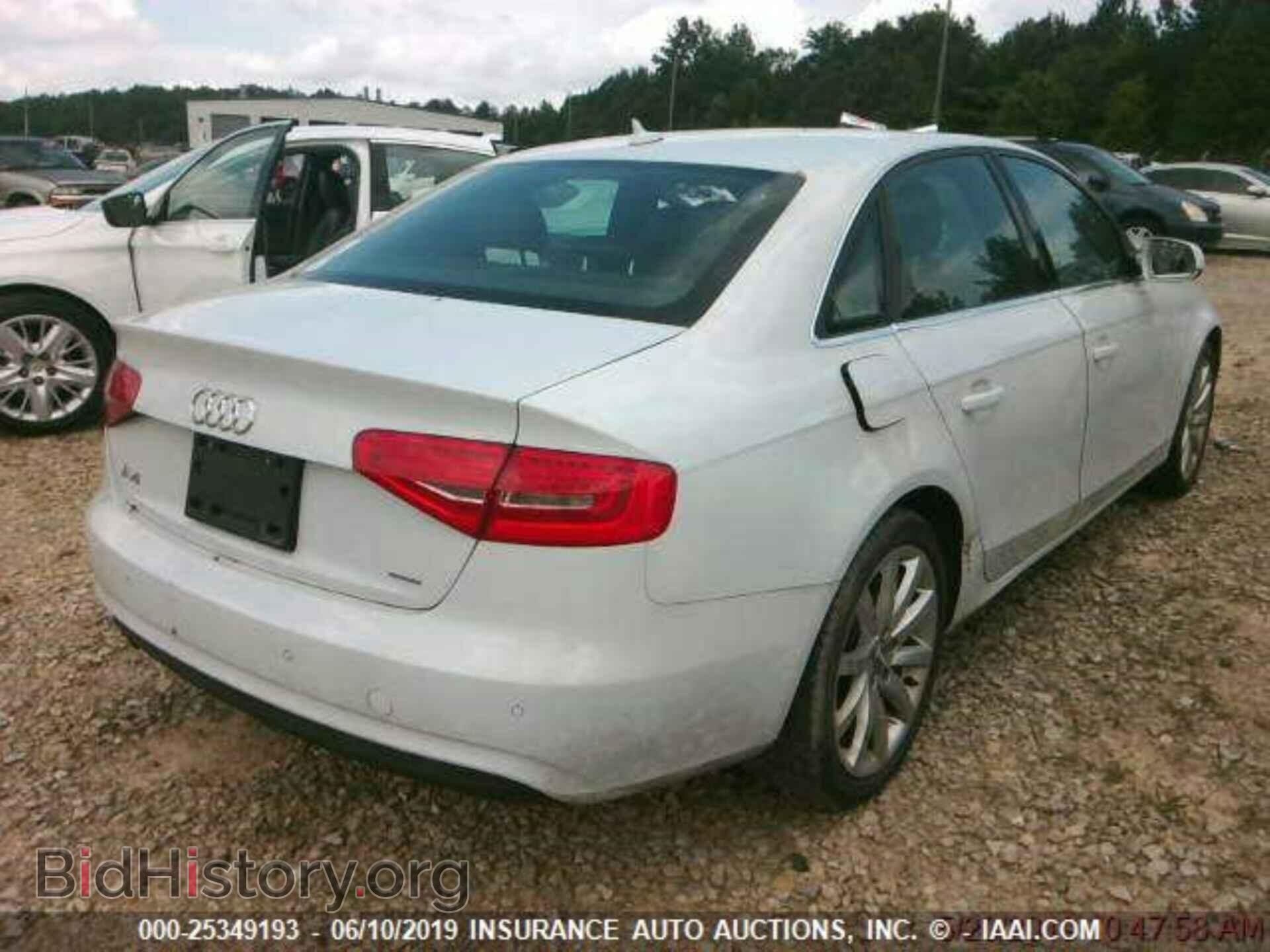 2013 AUDI A4 - VIN: WAUFFAFL4DN032553 - Фото 2