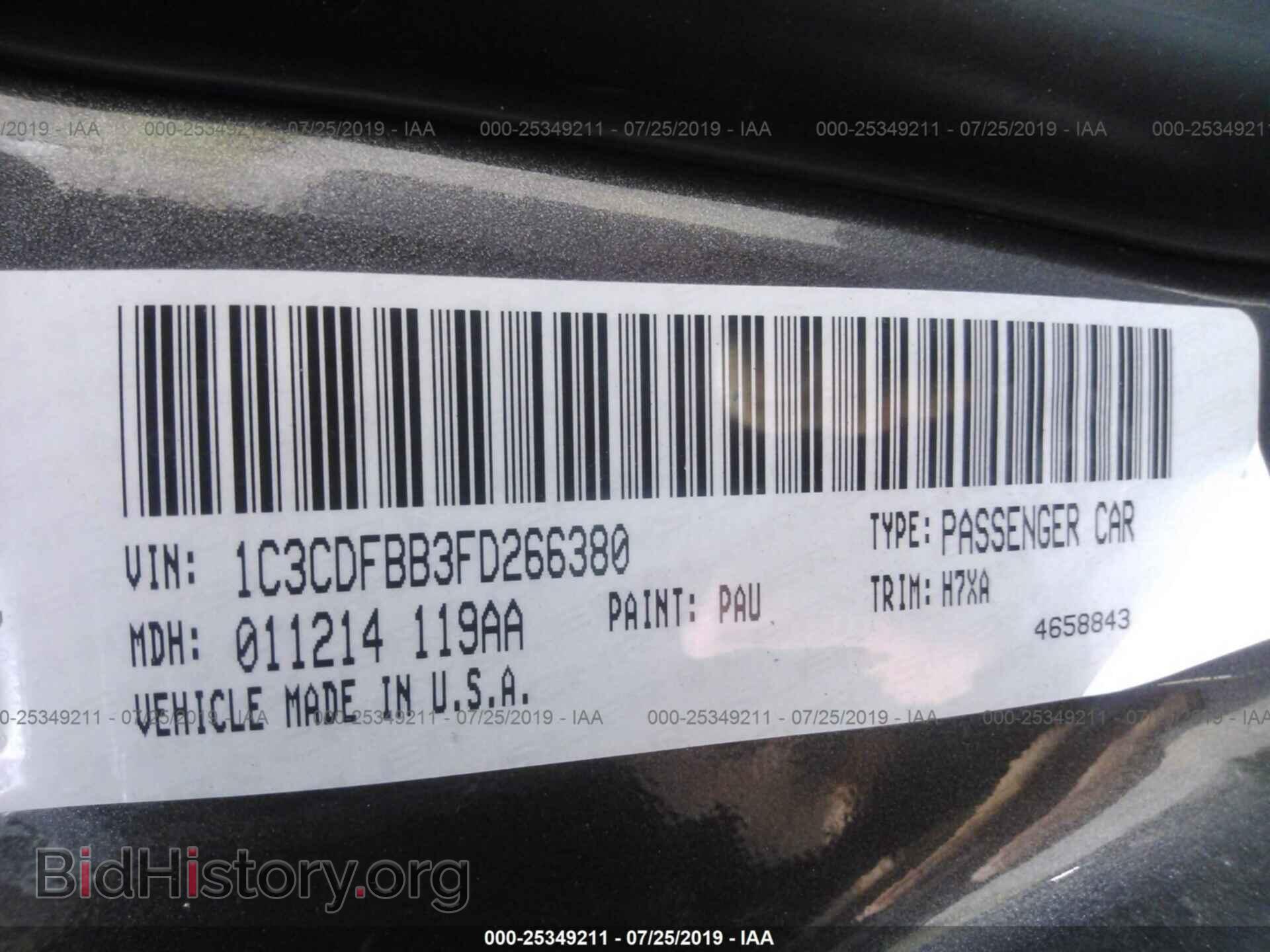2015 DODGE DART - VIN: 1C3CDFBB3FD266380 - Фото 9
