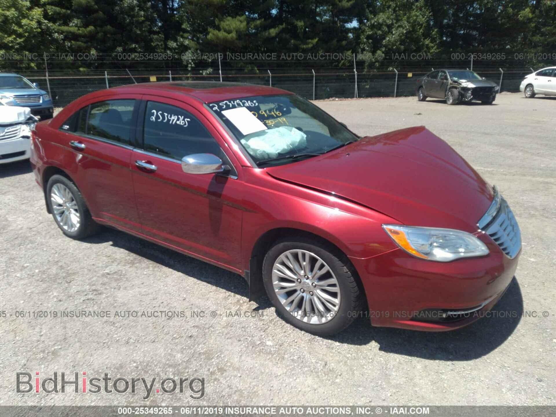 Фотография 1C3CCBCG2CN162054 - CHRYSLER 200 2012