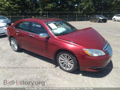 2012 Chrysler 200 Limited, maroon — VIN 1C3CCBCG2CN162054, IAAI