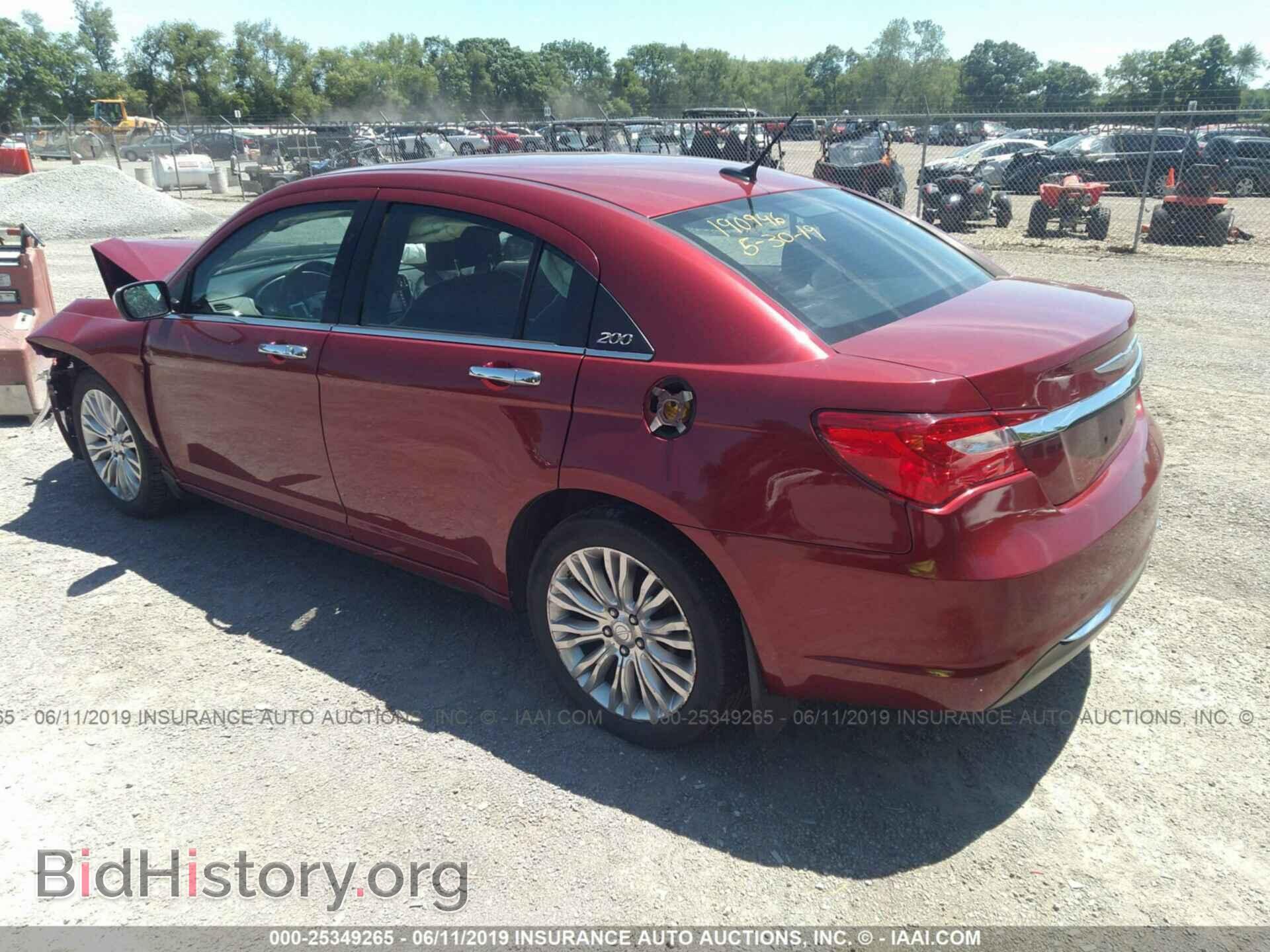2012 CHRYSLER 200 - VIN: 1C3CCBCG2CN162054 - Фото 3