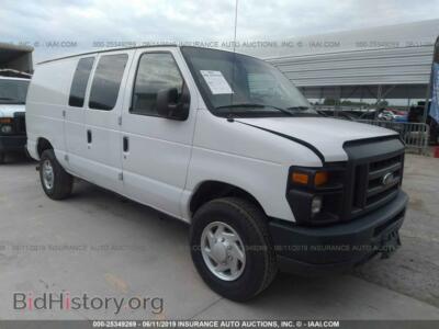 2014 Ford ECONOLINE E250 VAN, белый — VIN 1FTNE2EL4EDB11947, IAAI