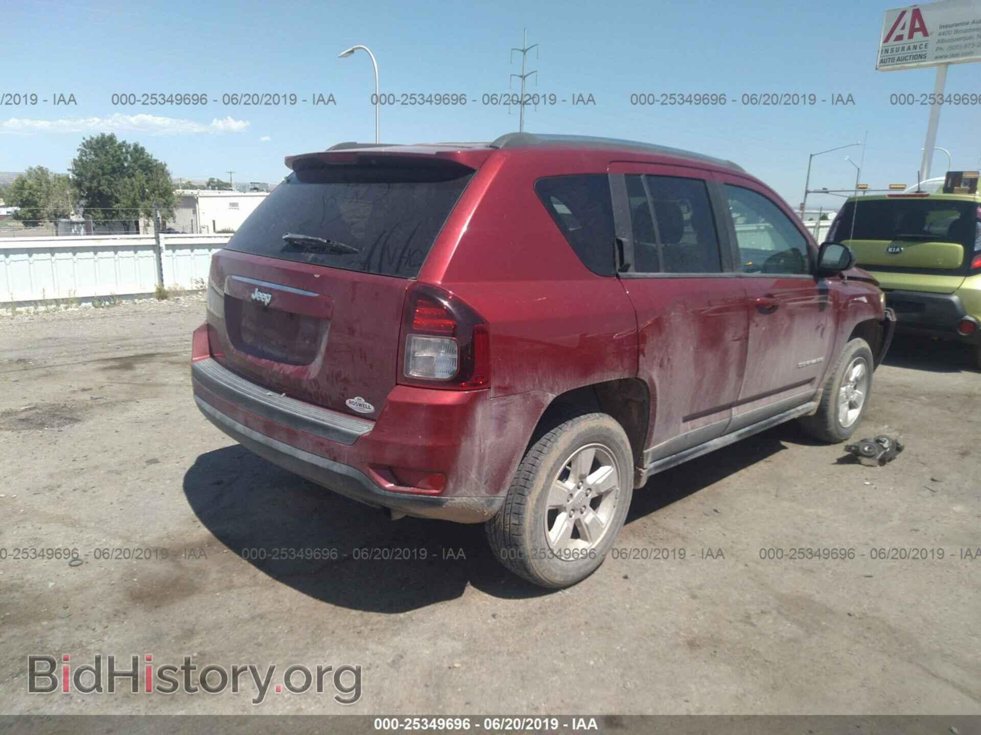2014 JEEP COMPASS - VIN: 1C4NJCBAXED545245 - Фото 4