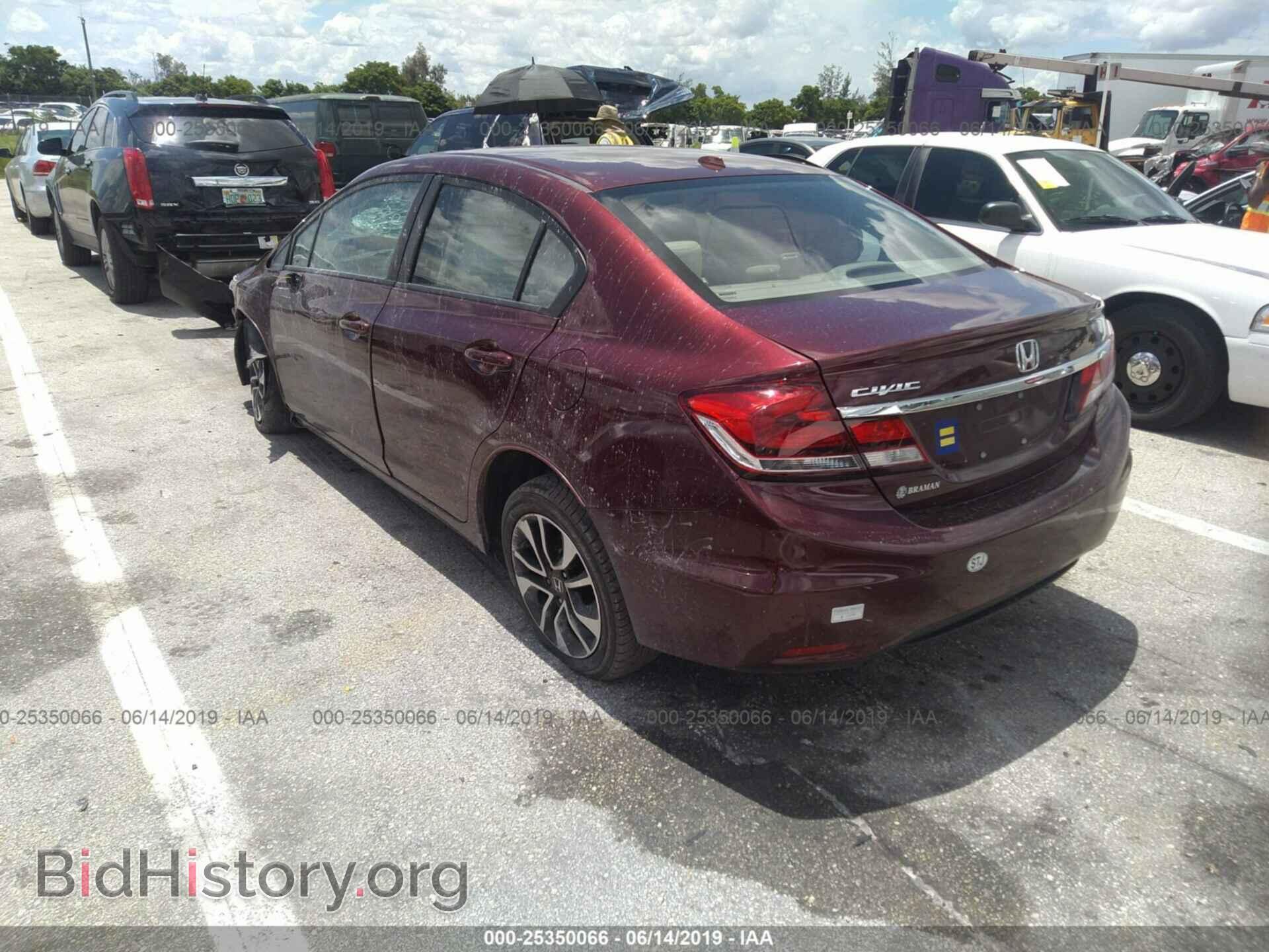 2013 HONDA CIVIC - VIN: 19XFB2F85DE093222 - Фото 3