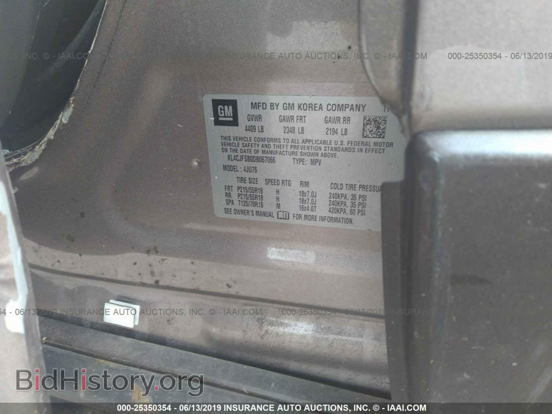 2013 BUICK ENCORE - VIN: KL4CJFSB0DB067066 - Photo 9