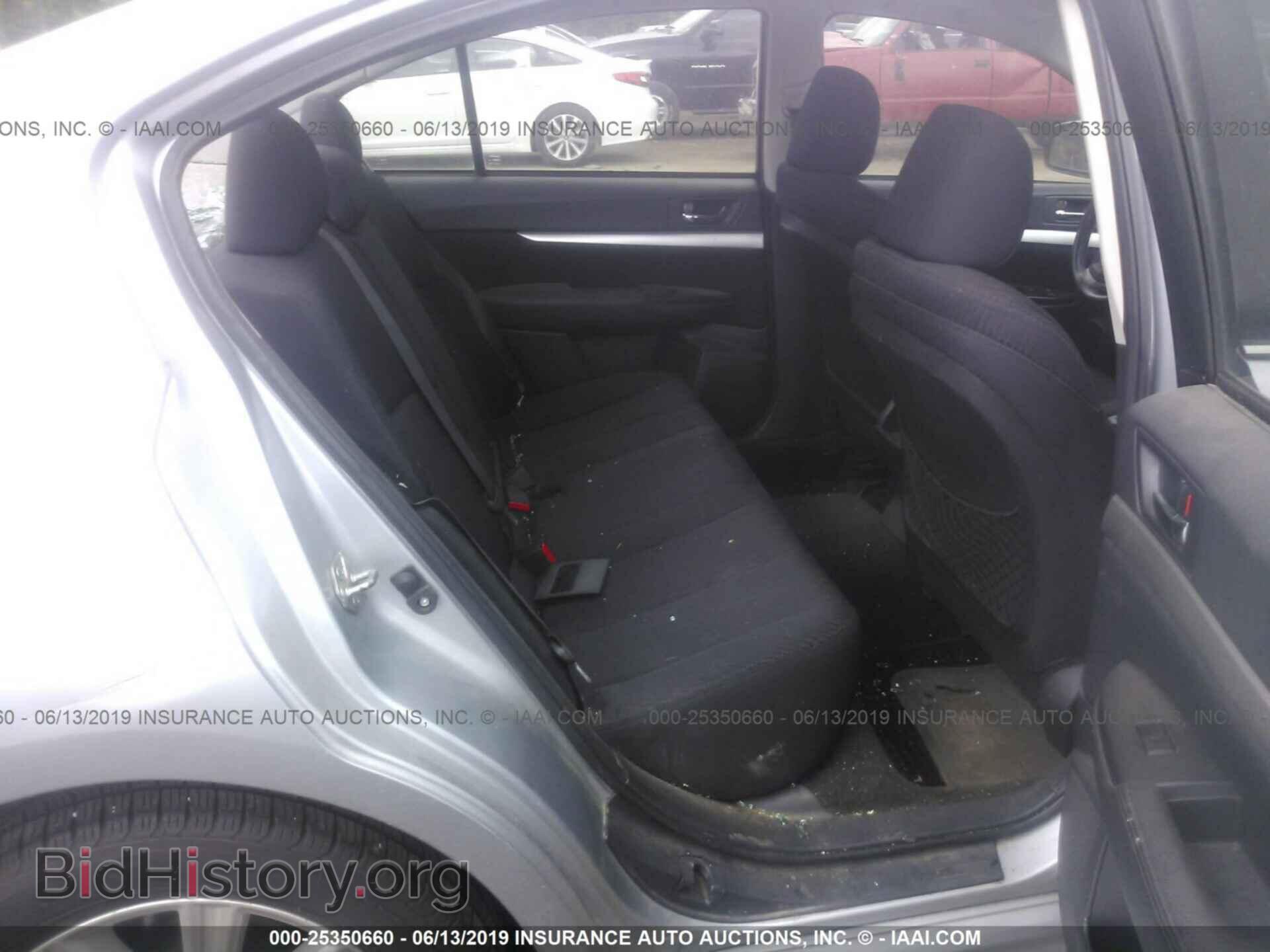 2012 SUBARU LEGACY - VIN: 4S3BMBB69C3029669 - Фото 8