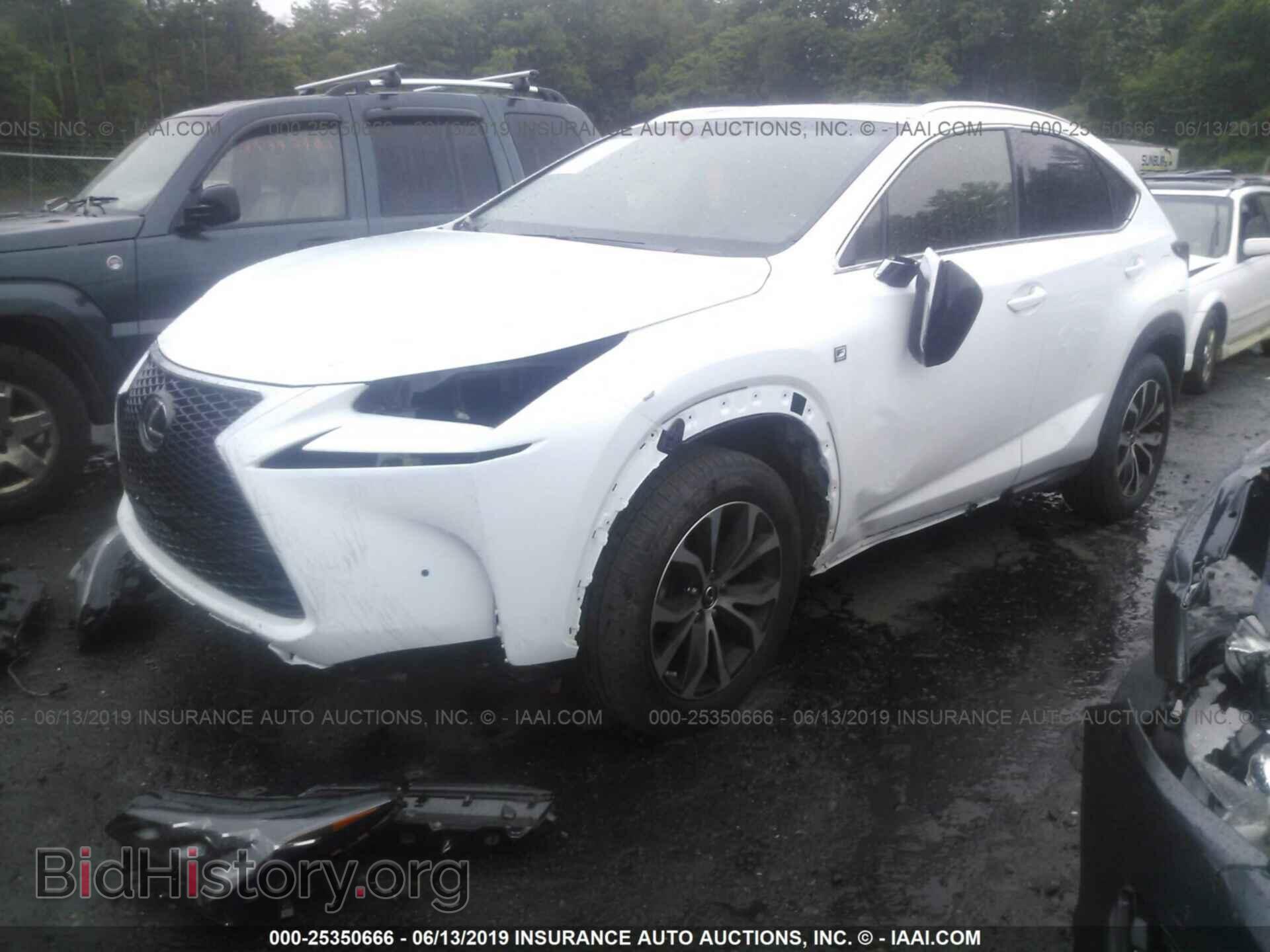 2017 LEXUS NX - VIN: JTJBARBZ8H2128134 - Фото 2
