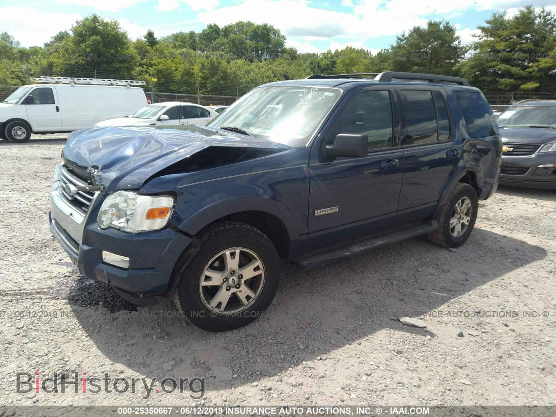 2007 FORD EXPLORER - VIN: 1FMEU73E37UB19489 - Фото 2