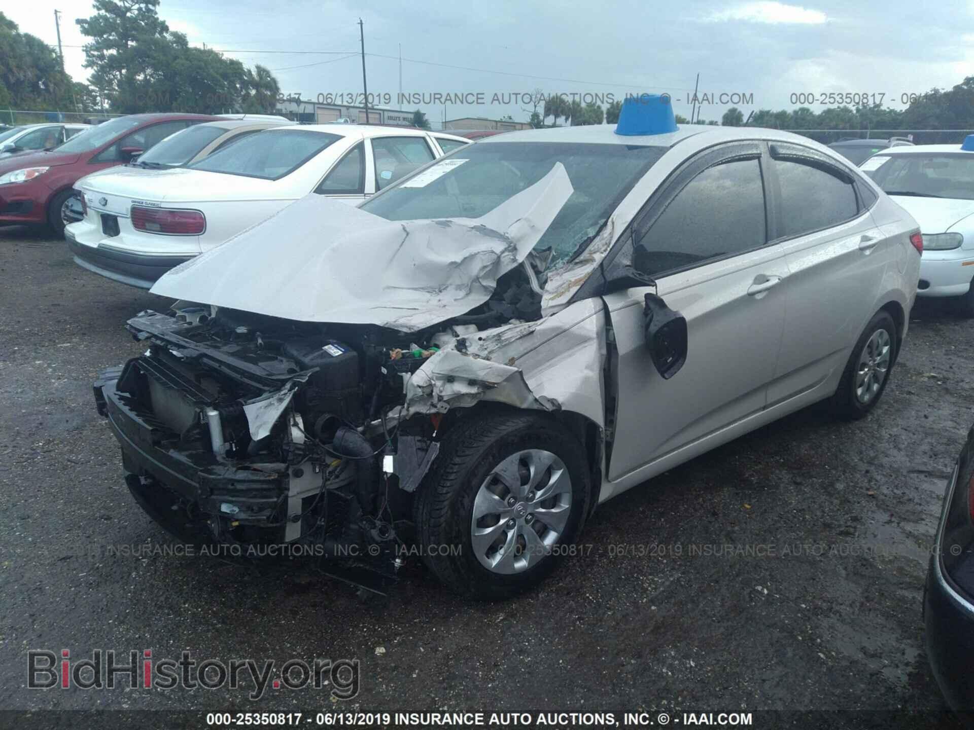 2016 HYUNDAI ACCENT - VIN: KMHCT4AE6GU083339 - Фото 2