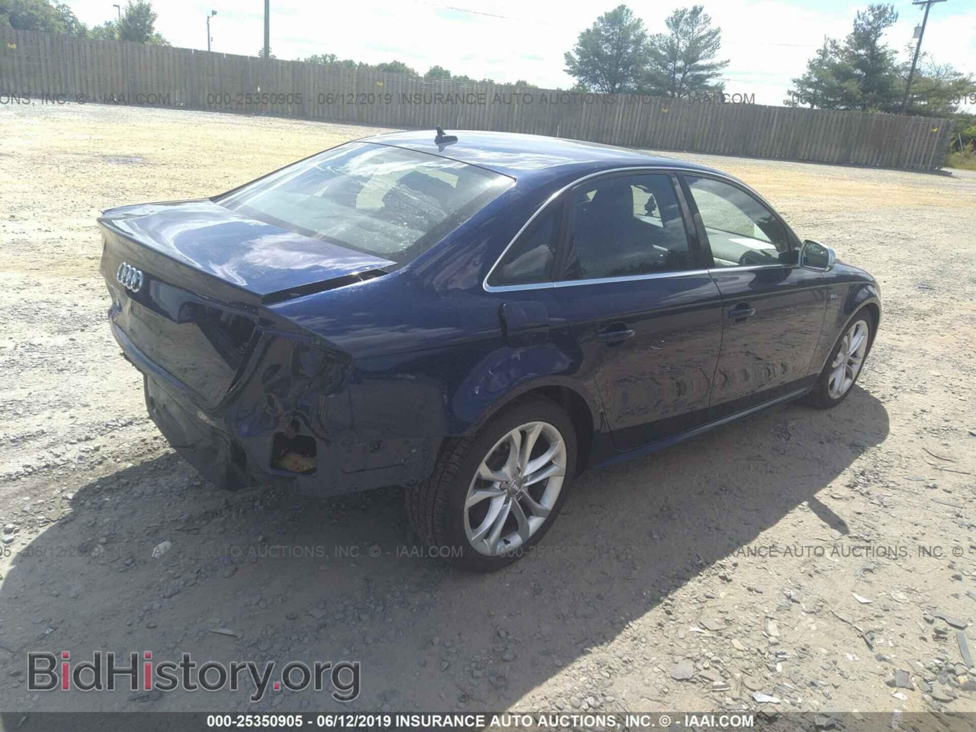 2014 AUDI S4 - VIN: WAUBGAFL8EA063177 - Фото 4