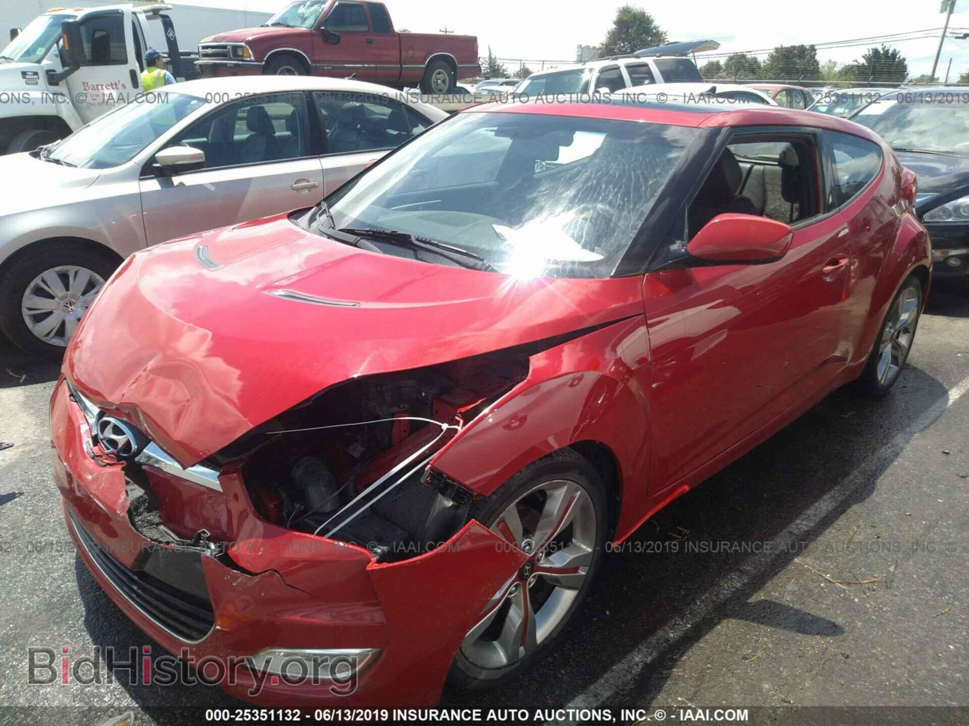 2013 HYUNDAI VELOSTER - VIN: KMHTC6AD2DU089606 - Фото 2
