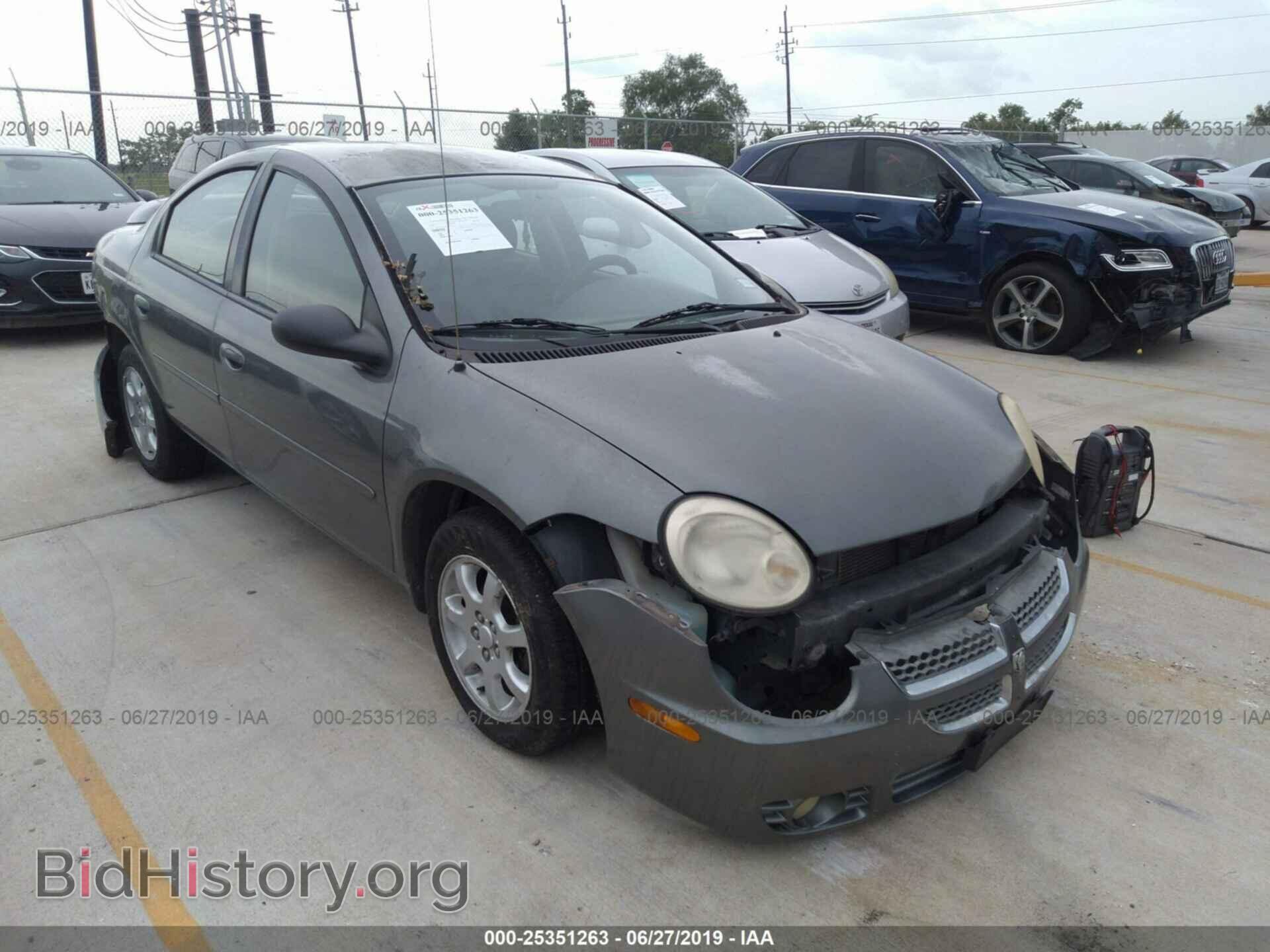 Photo 1B3ES56C75D200776 - DODGE NEON 2005