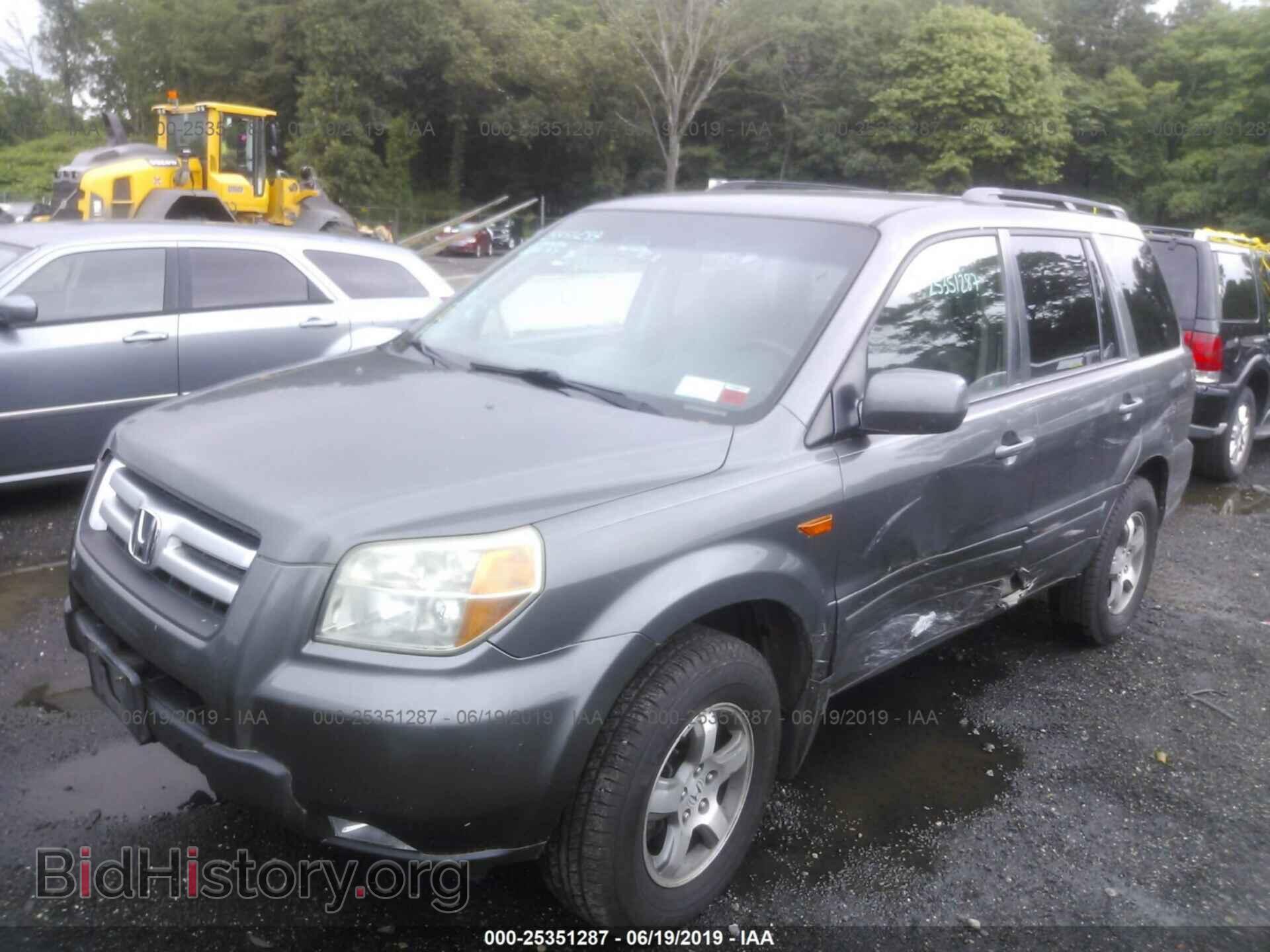 2007 HONDA PILOT - VIN: 2HKYF18497H505174 - Фото 2