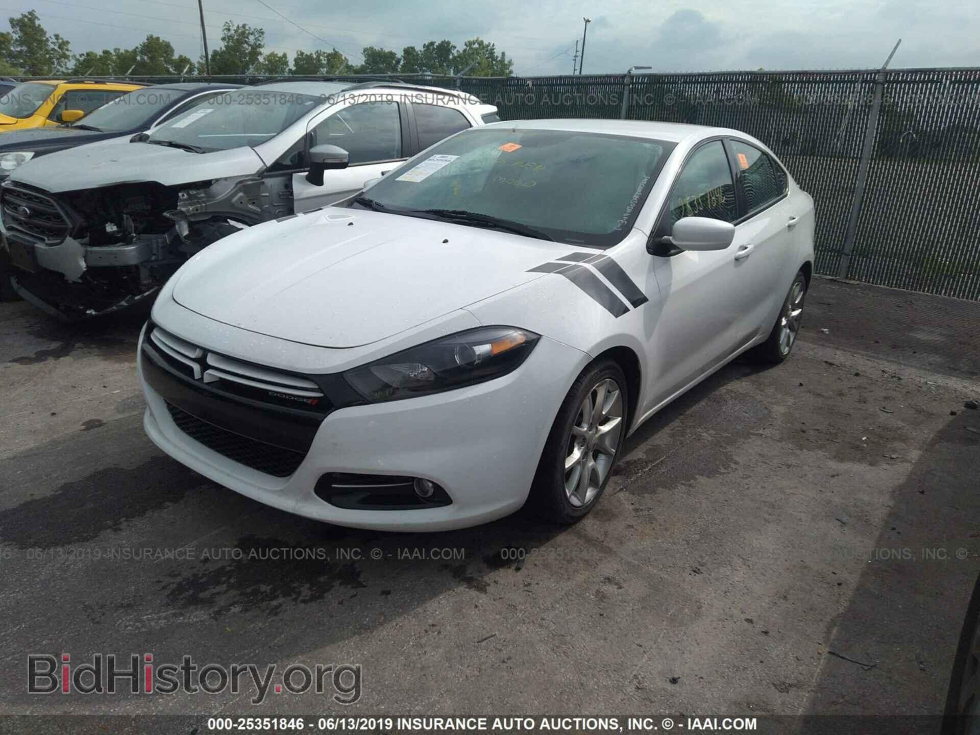 2013 DODGE DART - VIN: 1C3CDFBH6DD142315 - Фото 2