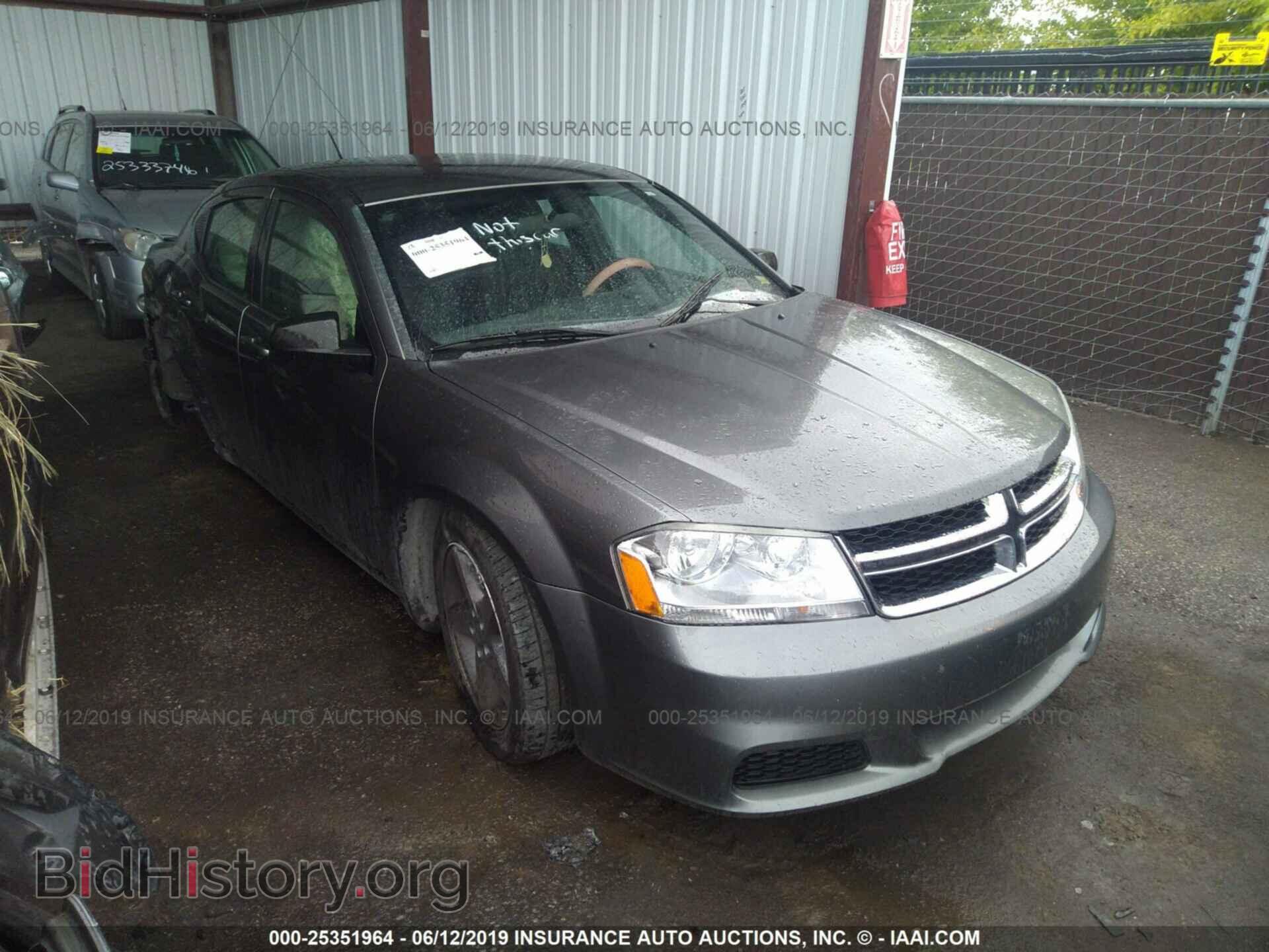 Фотография 1C3CDZAB8DN589186 - DODGE AVENGER 2013