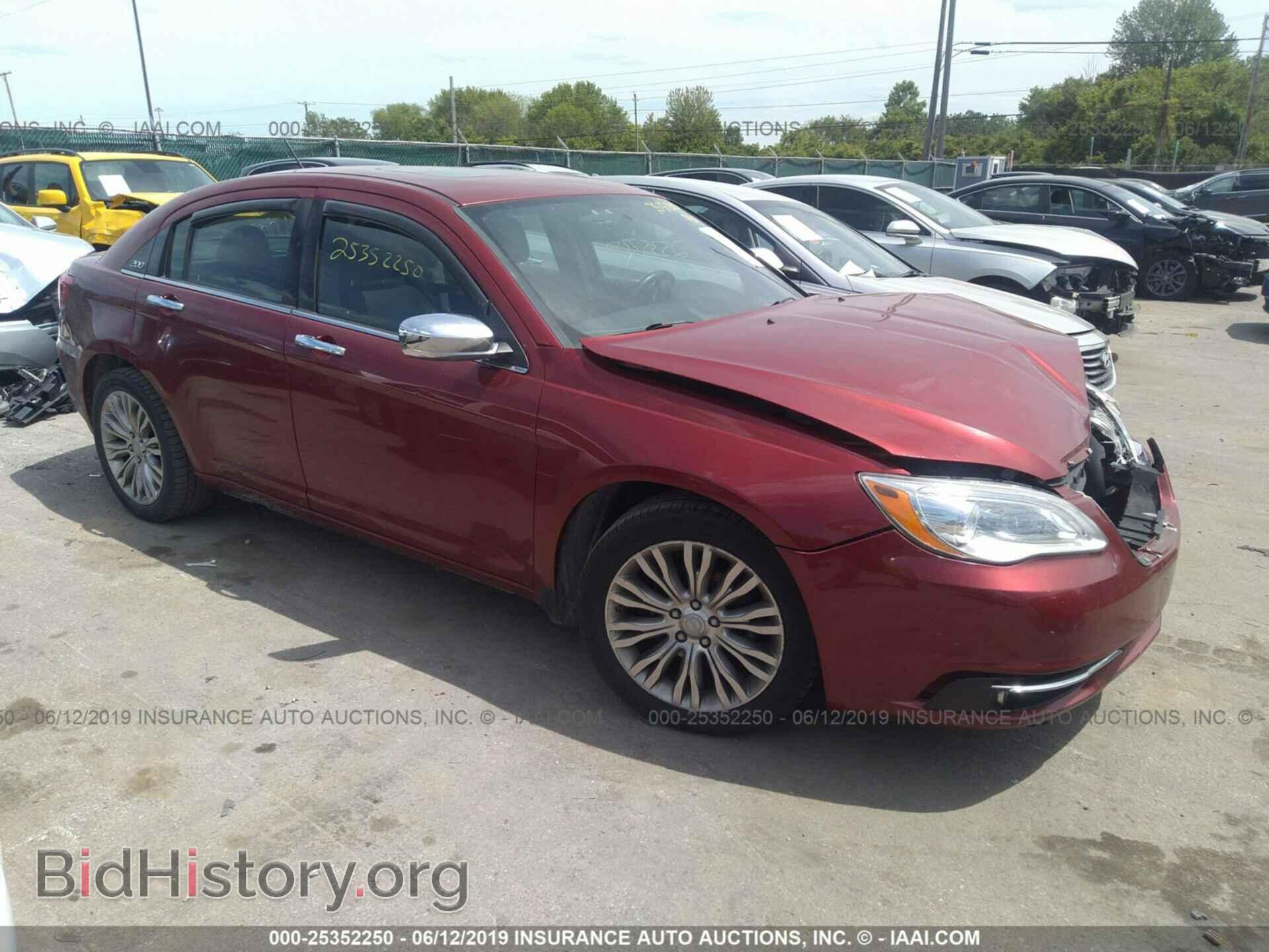 Фотография 1C3CCBCG2CN298149 - CHRYSLER 200 2012