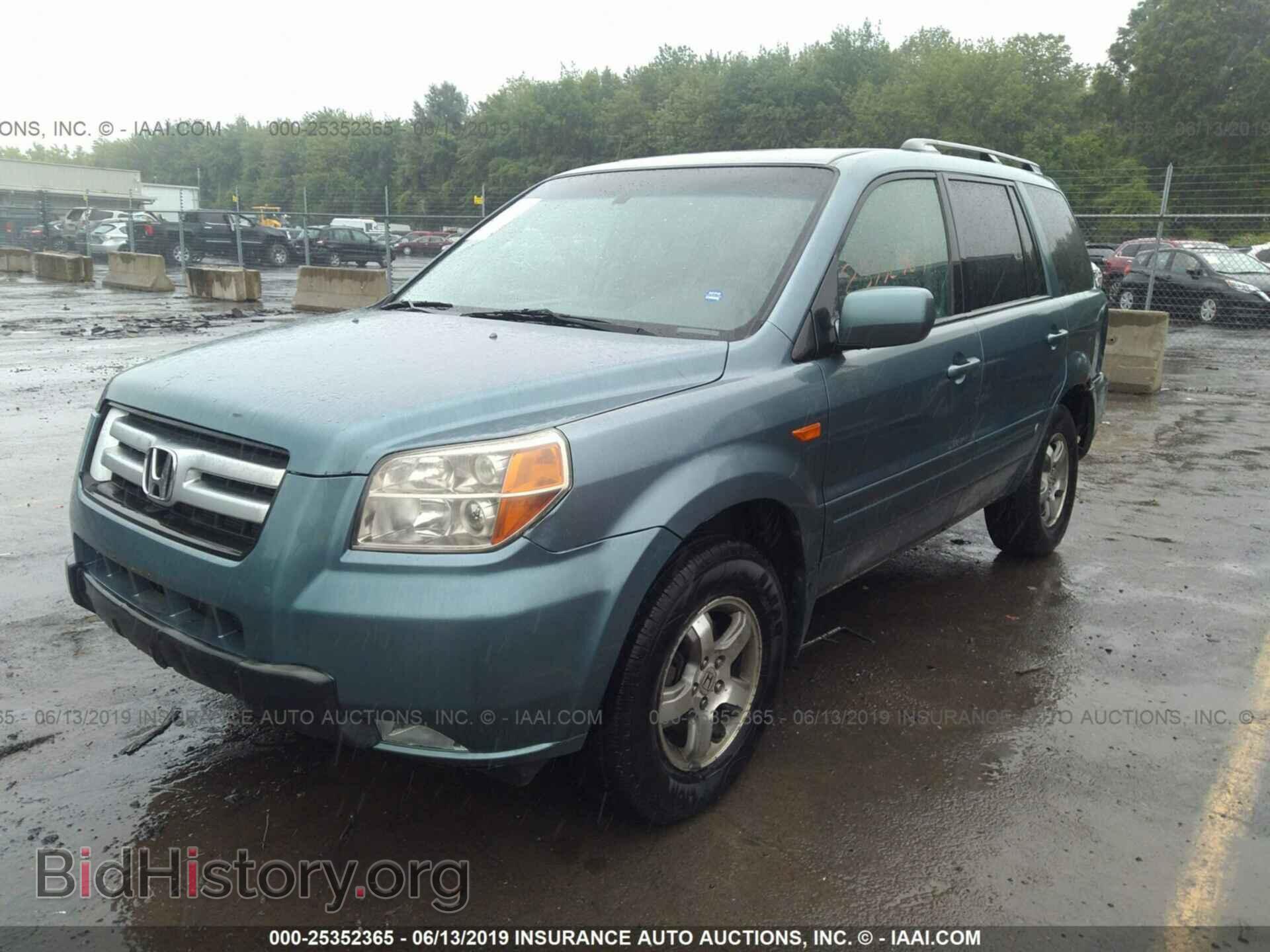 2006 HONDA PILOT - VIN: 2HKYF18626H526917 - Фото 2