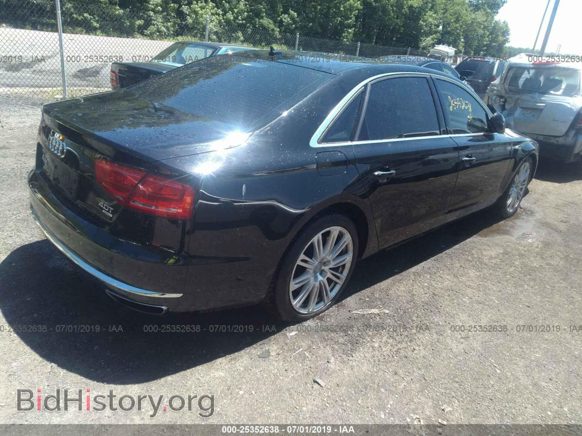 2014 AUDI A8 - VIN: WAUR2AFD7EN012770 - Фото 4